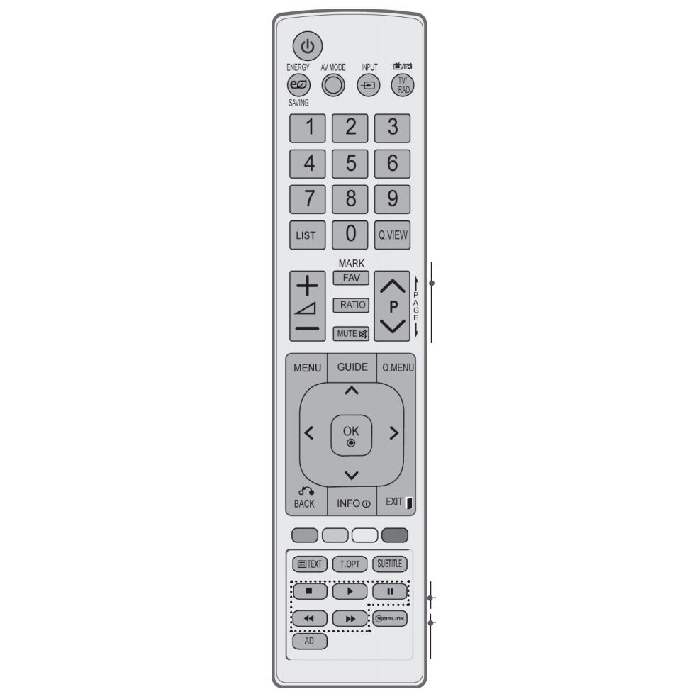 LG 2352272OH TV-Fernbedienung