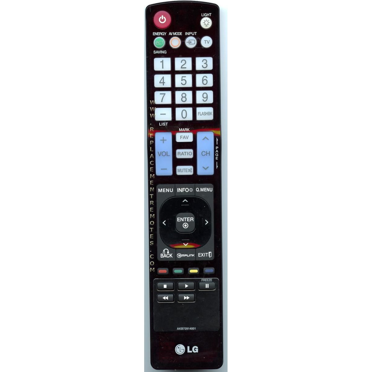 LG AKB72914001 TV-Fernbedienung