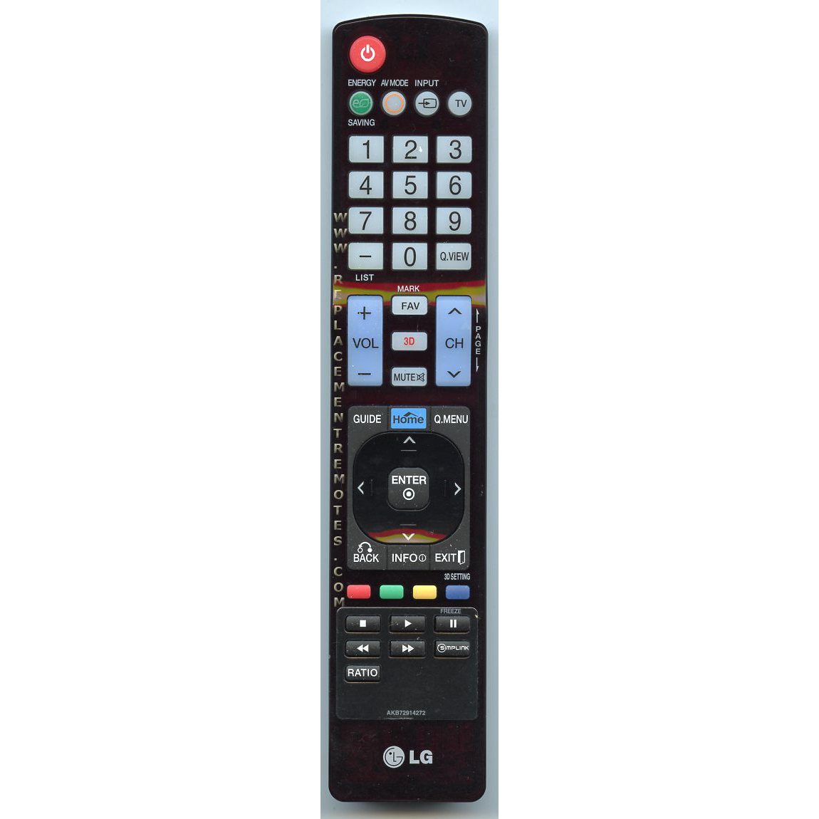 LG AKB72914272 TV-Fernbedienung