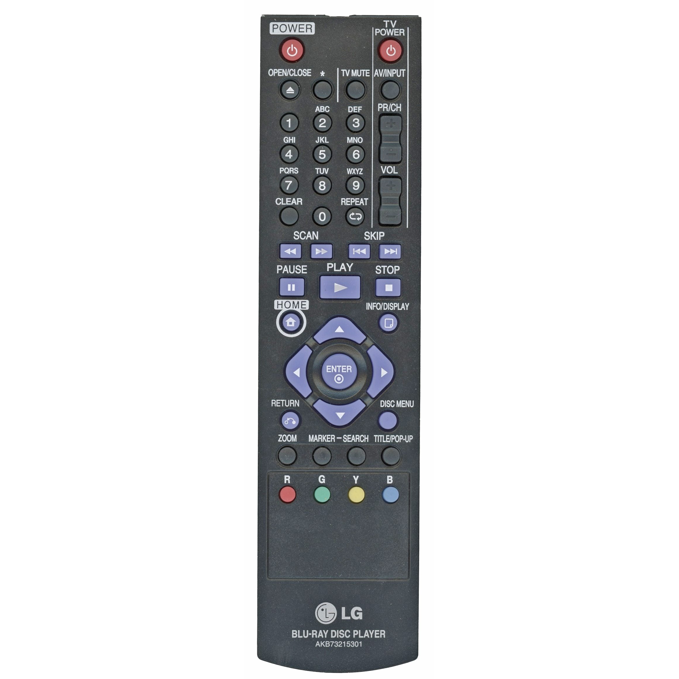 LG AKB73215301 Blu-ray-Fernbedienung