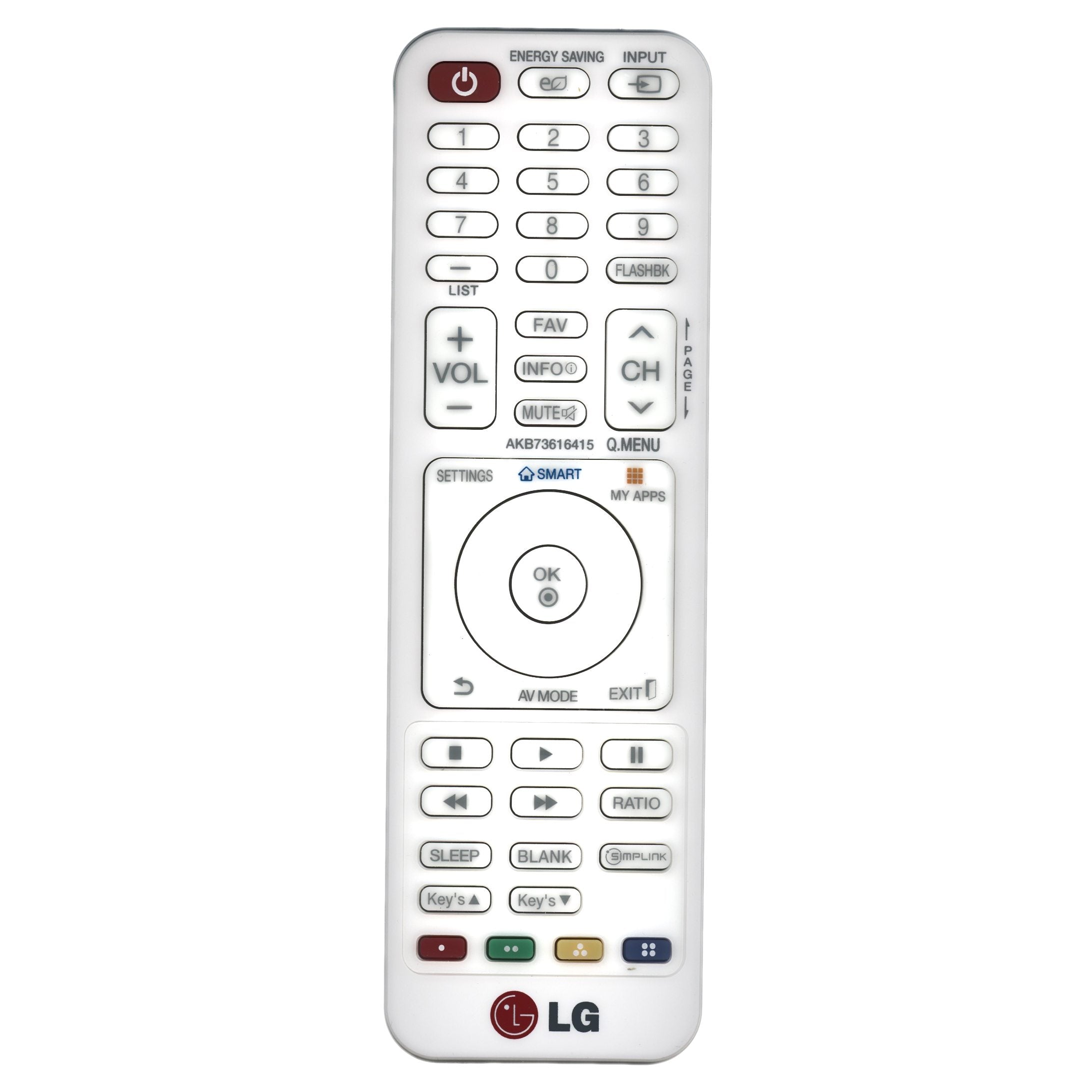 LG AKB73616415 TV Remote Control