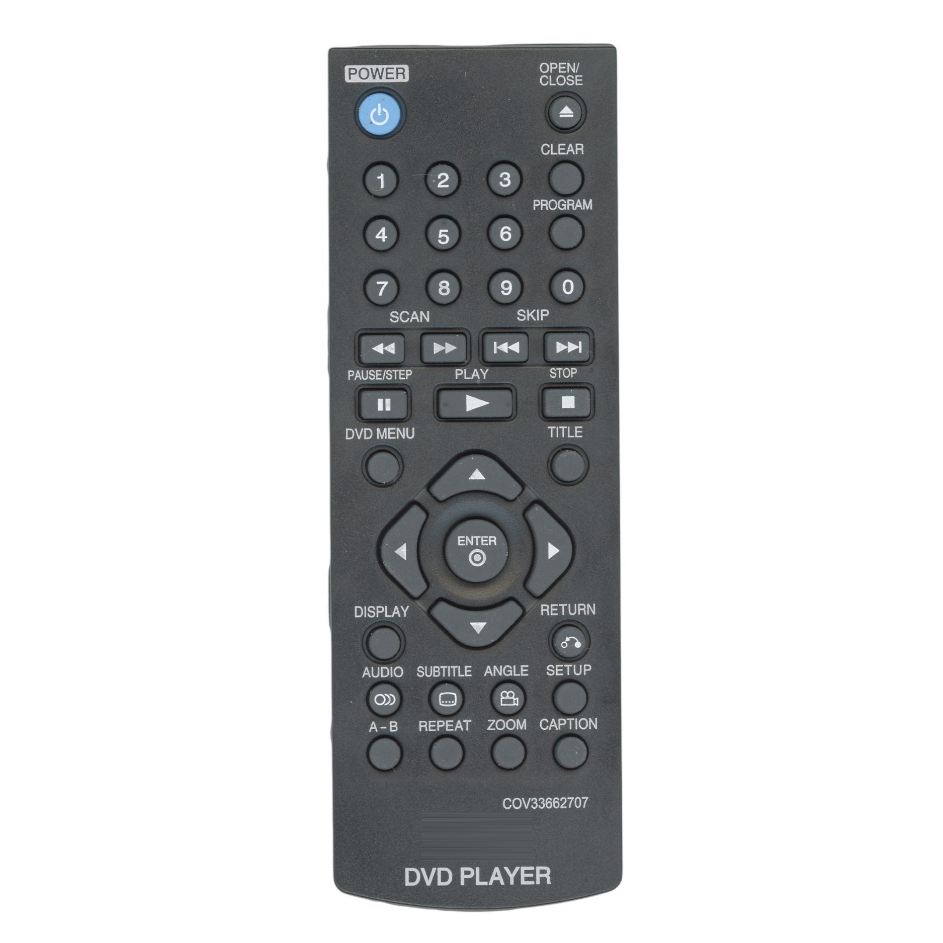 LG COV33662707 DVD Remote Control