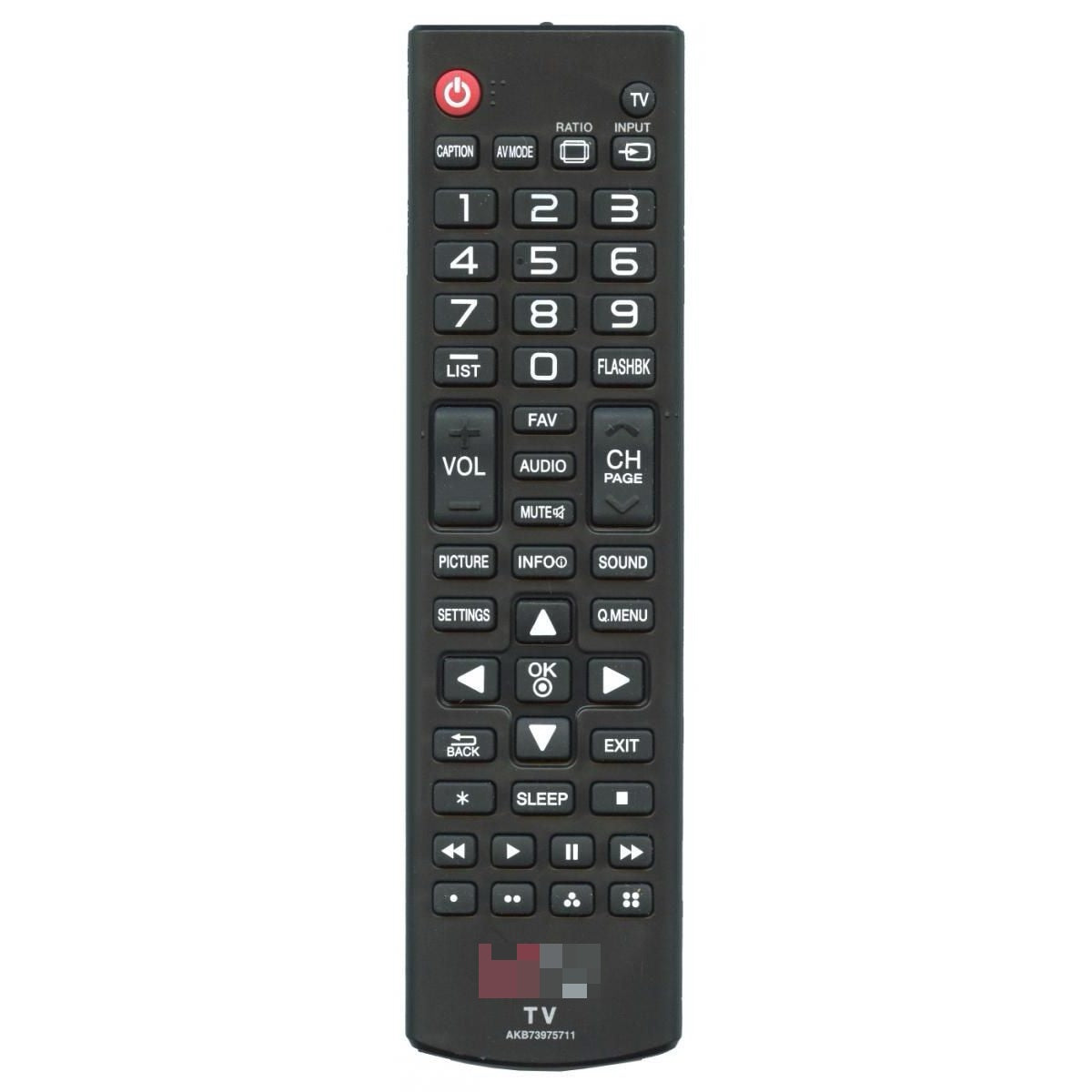 LG AKB73975711 TV Remote Control - AGF76631012, COV32807701