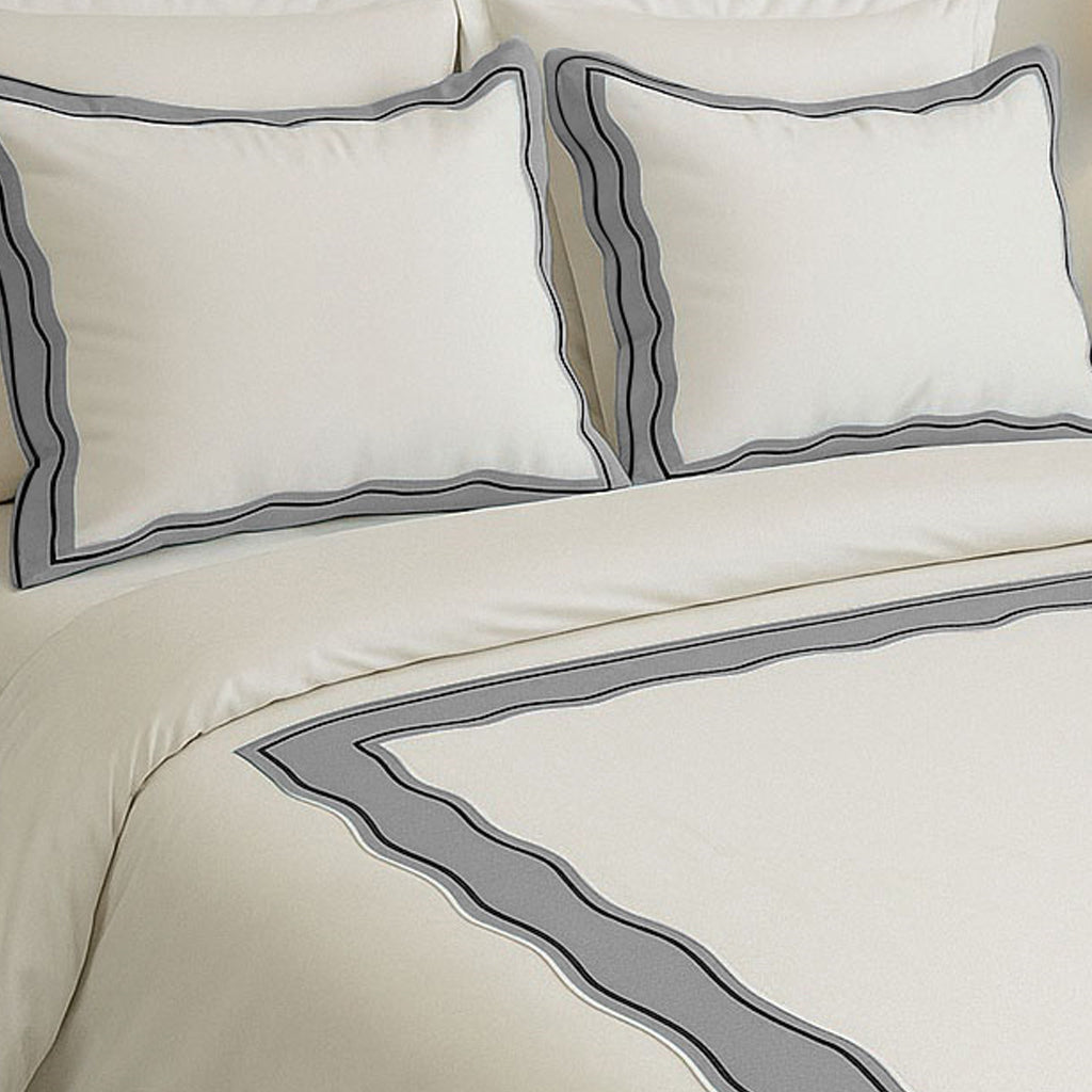 Sagrisa Applique Embroidery Cotton Duvet Cover Set