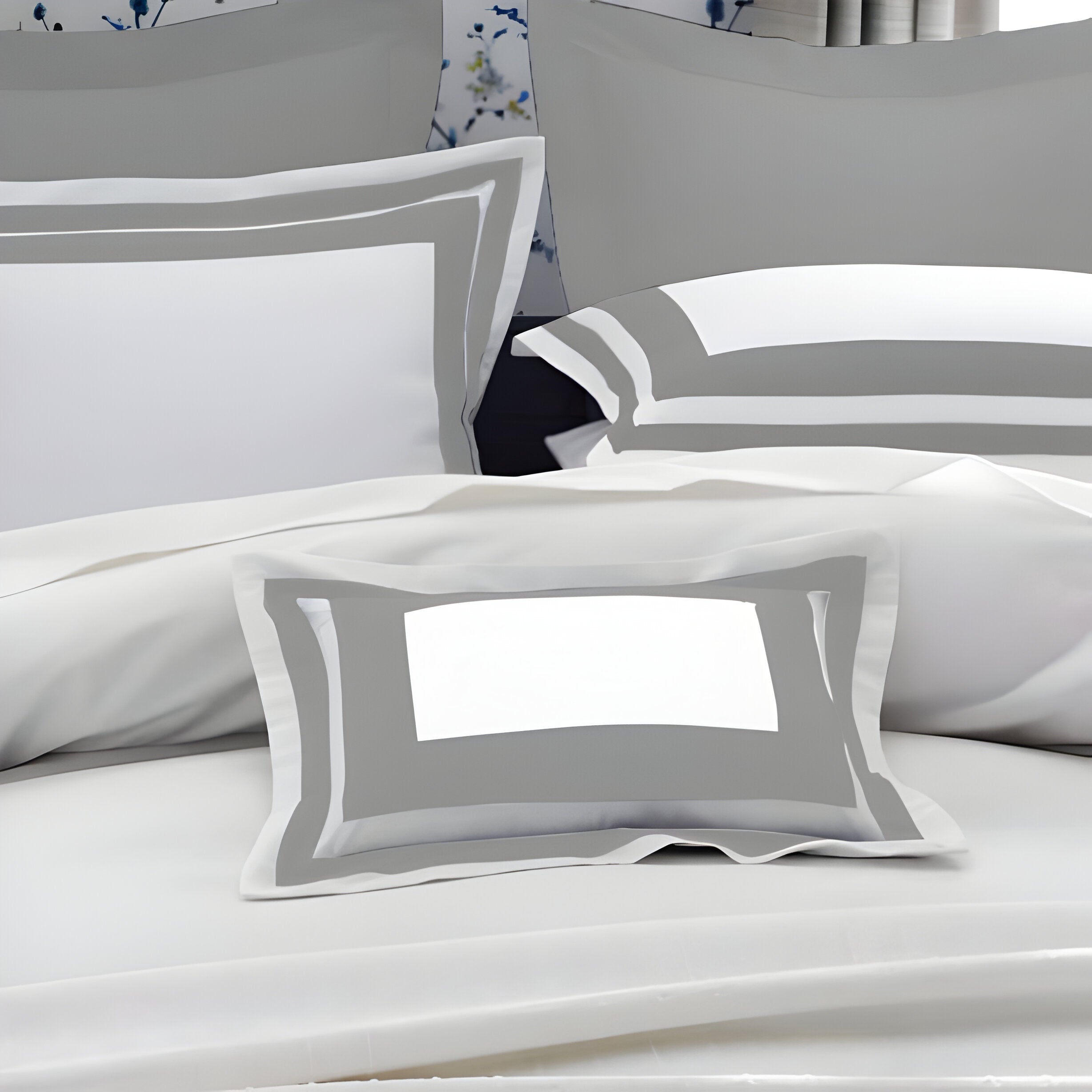 400TC Cotton Sateen Double Border Frame Duvet Cover Set