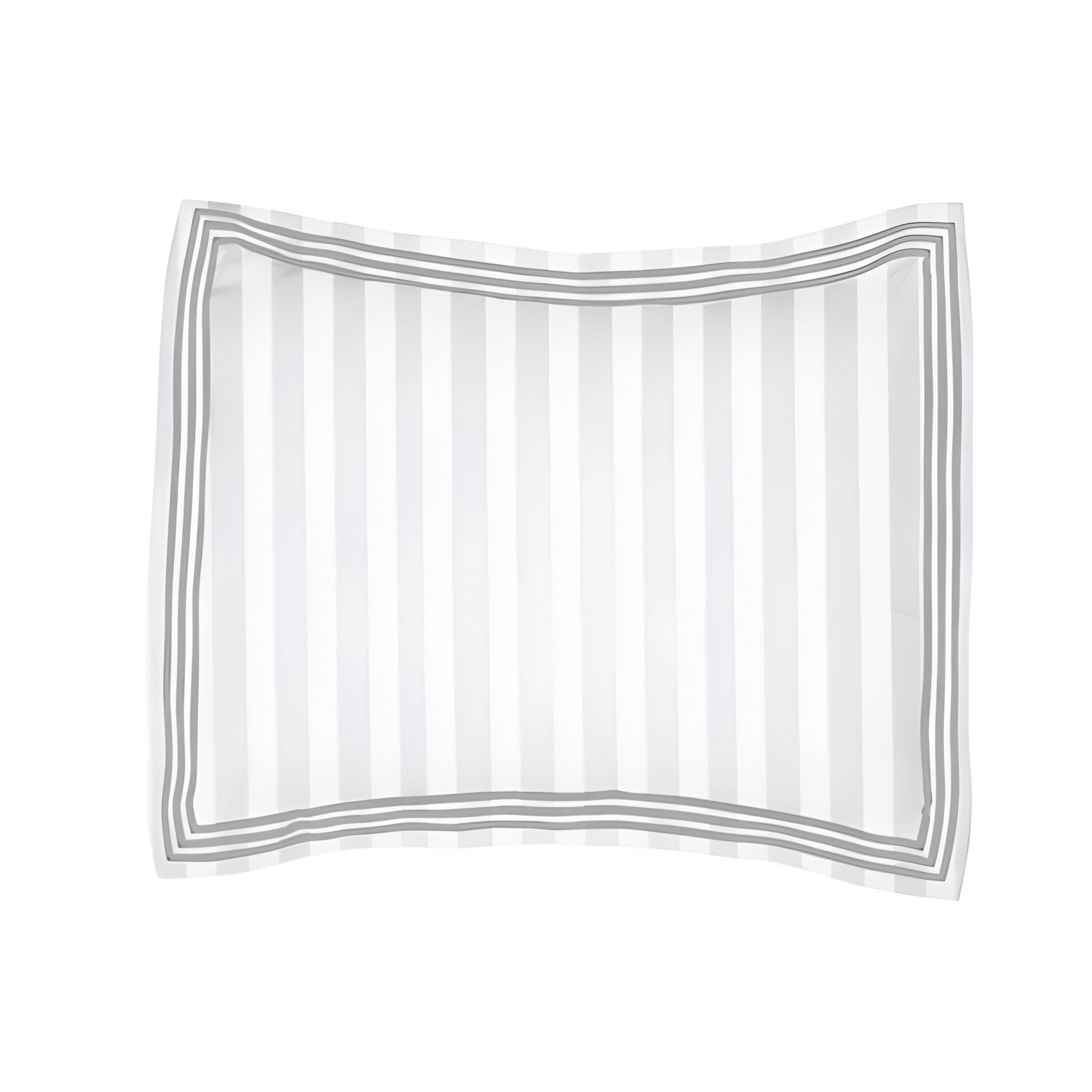 400TC Cotton Sateen Triple Edge Embroidery Stripe Duvet Cover Set