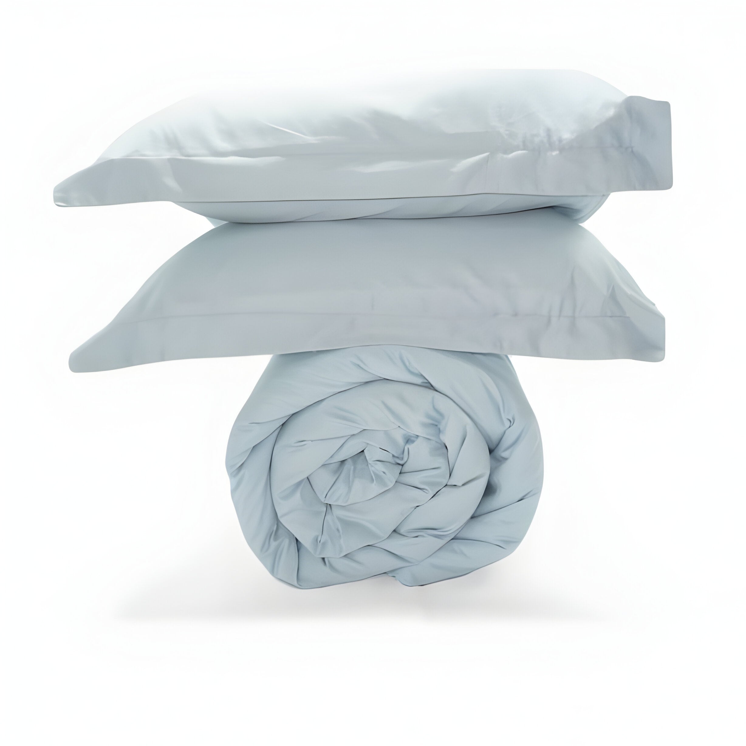 400TC Cotton Sateen Solid Duvet Cover Set