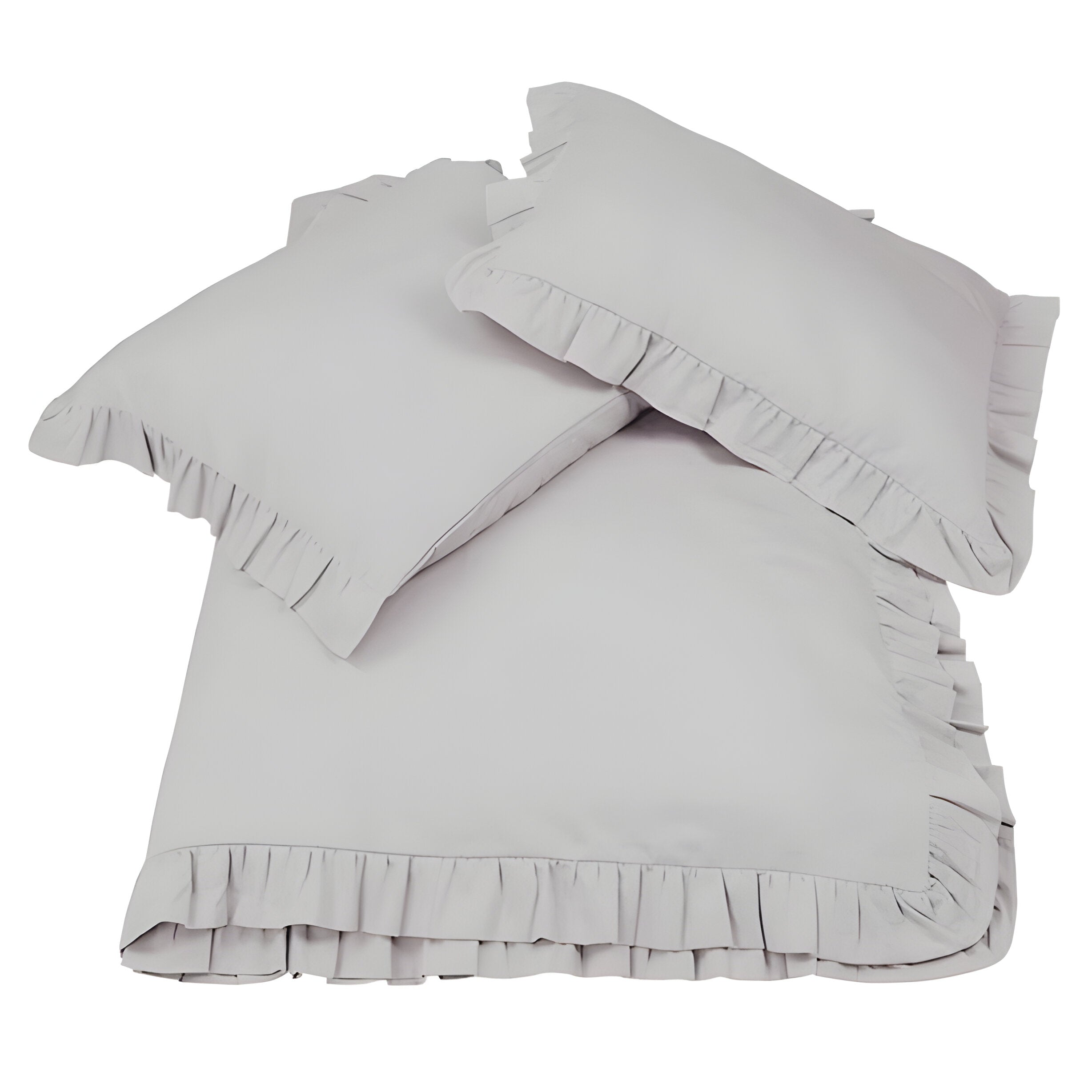 400TC Cotton Sateen Ruffle Duvet Cover Set