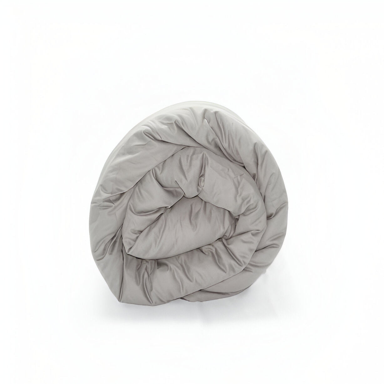 400TC Sateen Solid Cotton Round Duvet Cover Set