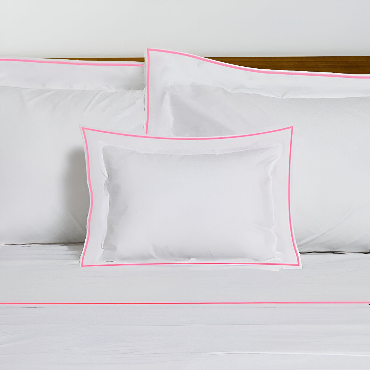 400TC Embroidery Cotton Sateen Solid Duvet Cover Set