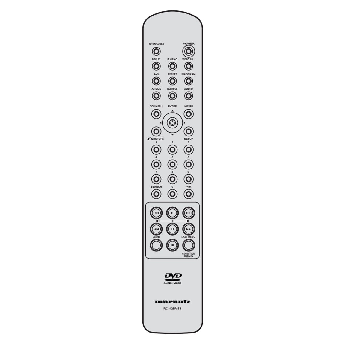 Marantz RC12DVS1 DVD-Fernbedienung