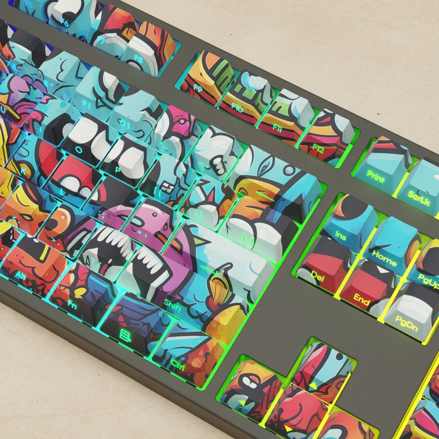 Nachocustomz friends Keycaps