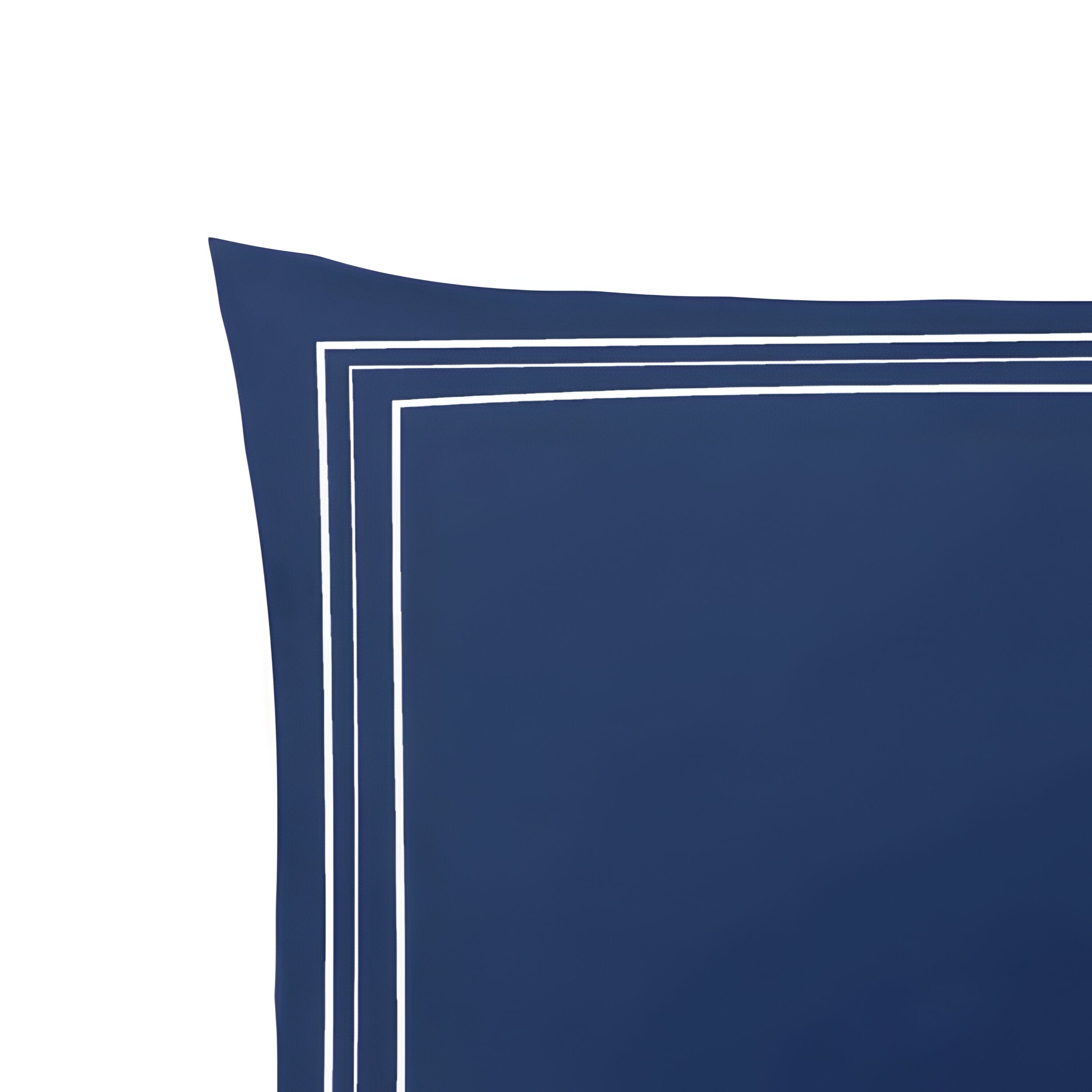 400TC Cotton Classic Luxurious Embroidery Sateen Solid Duvet Cover Set