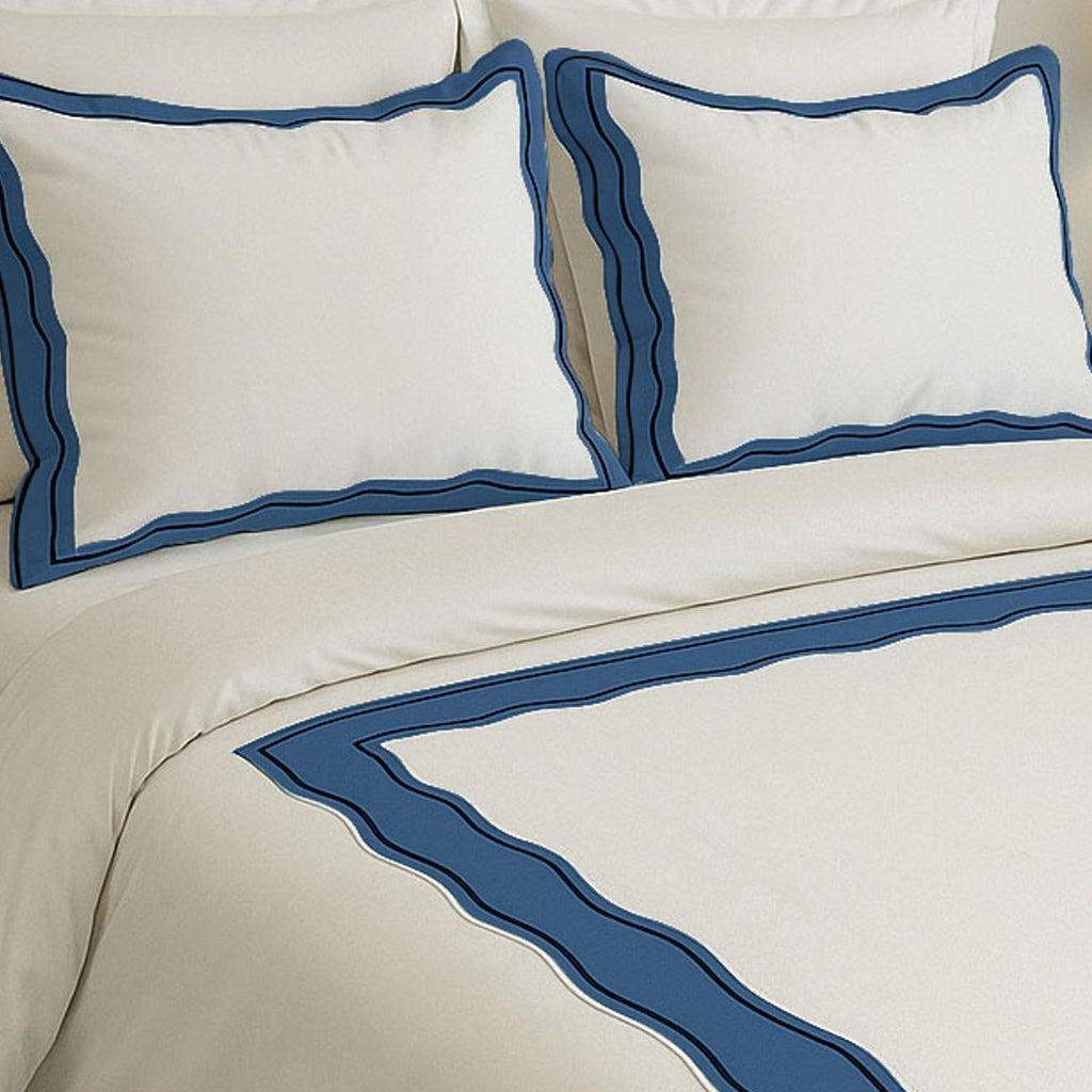 Sagrisa Applique Embroidery Cotton Duvet Cover Set
