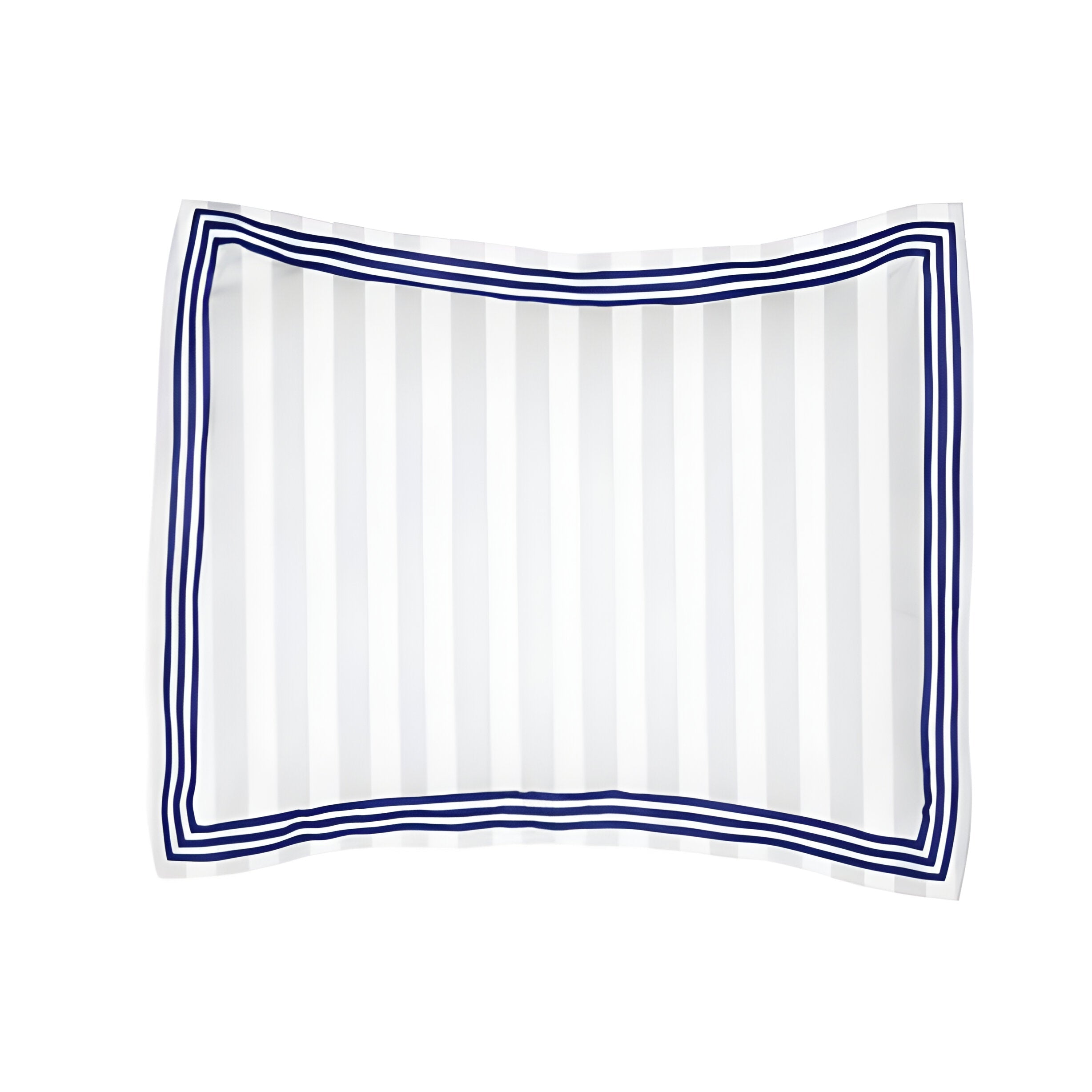 400TC Cotton Sateen Triple Edge Embroidery Stripe Duvet Cover Set