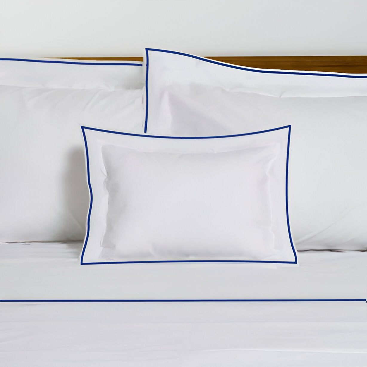 400TC Embroidery Cotton Sateen Solid Duvet Cover Set