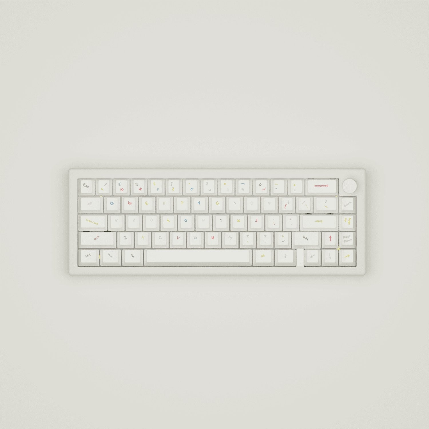 Tastenkappen und mechanische Tastatur, die nicht OCD-Design sind