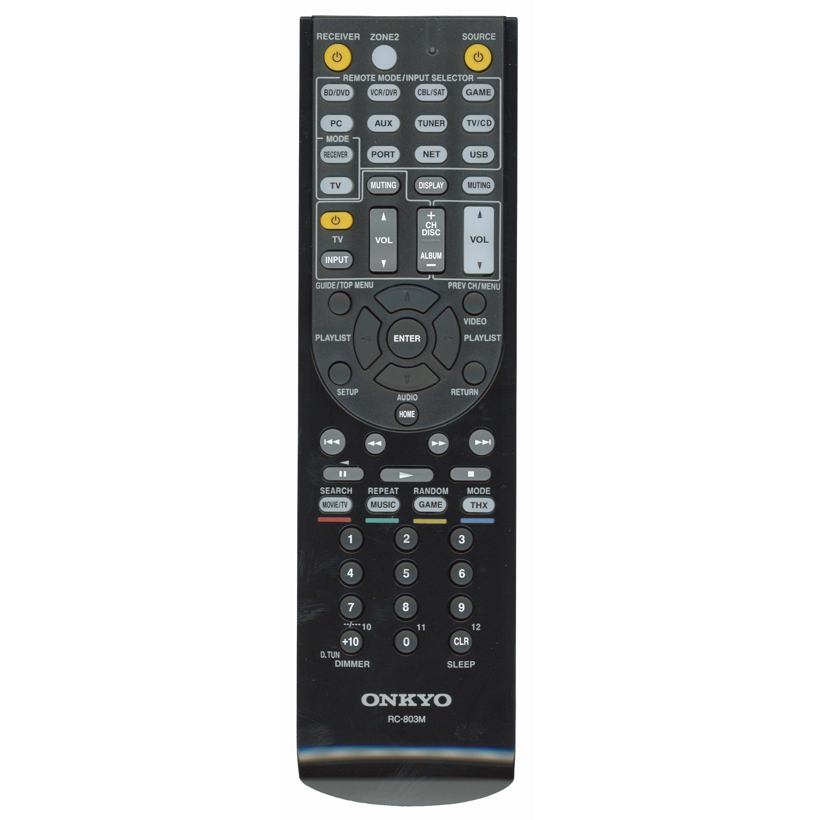 Onkyo RC803M Receiver Remote Control | RC-803M