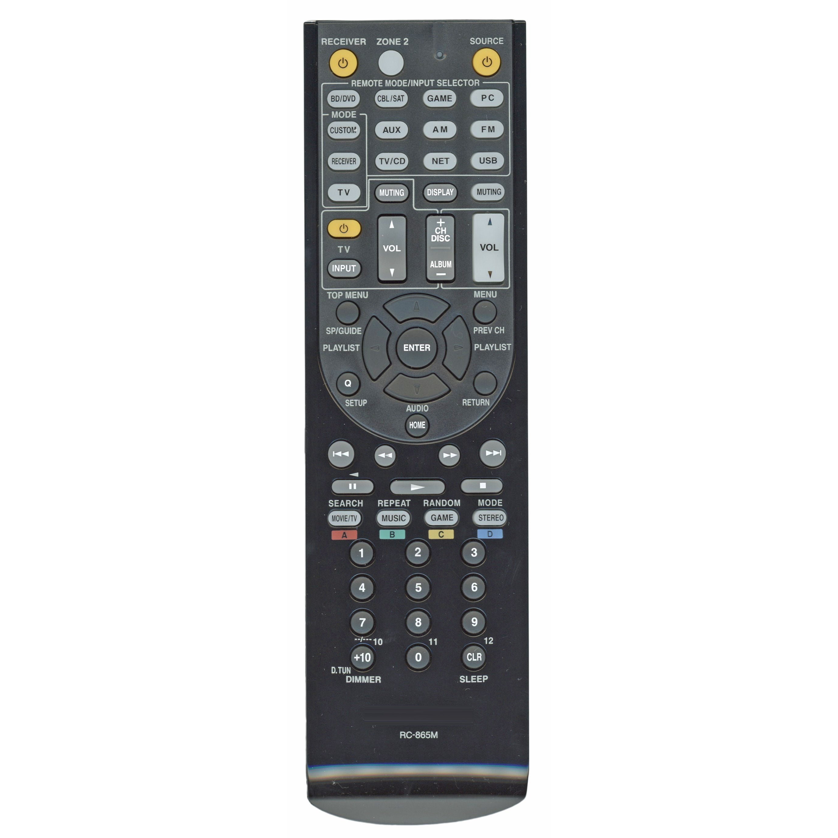 Onkyo Integra RC865M A/V Receiver Remote Control - 24140865 | RC-865M