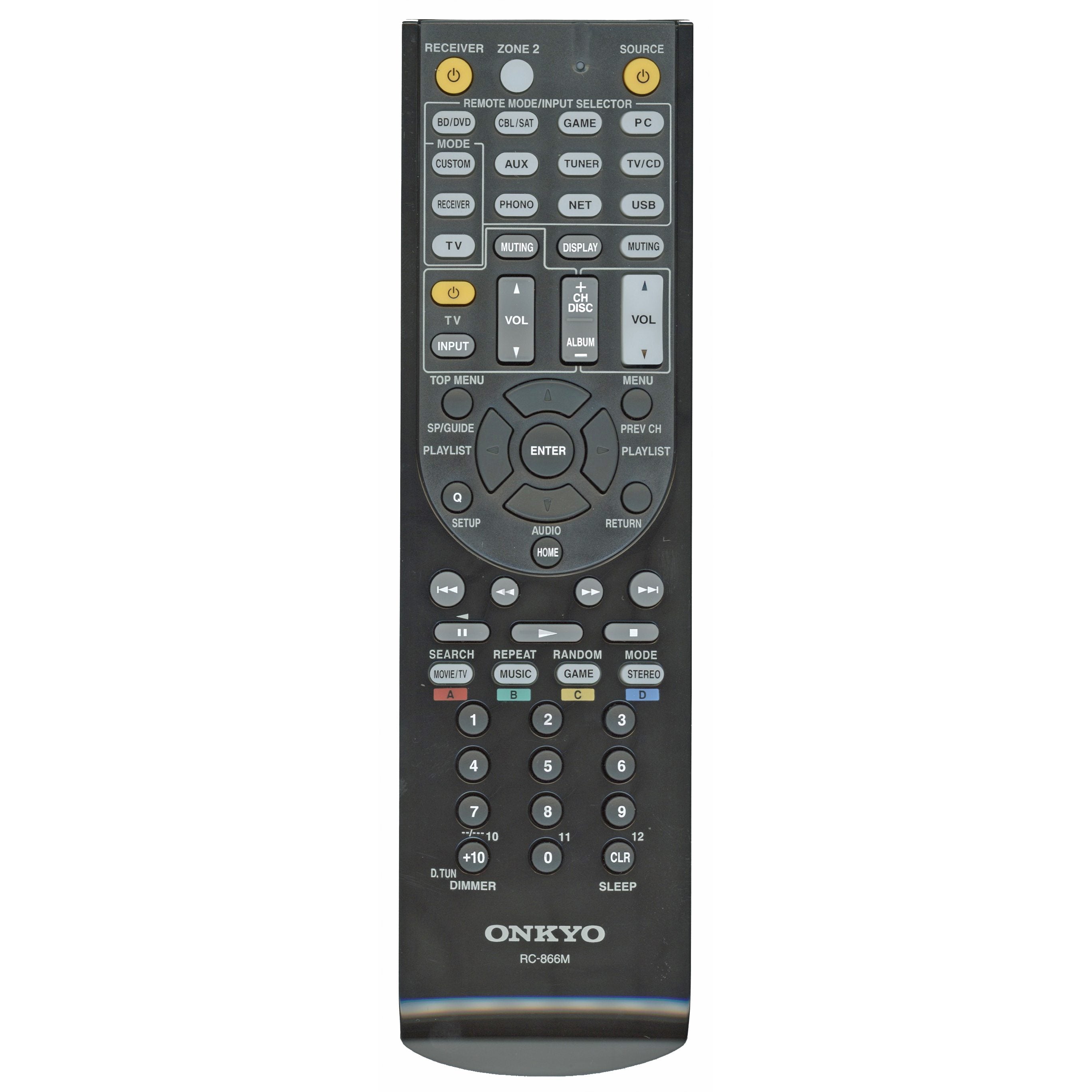 Onkyo RC866M Receiver Fernbedienung | RC-866M