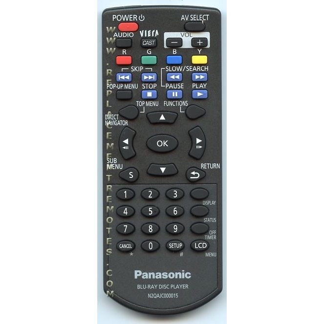 Panasonic N2QAJC000015 TV/DVD-Fernbedienung