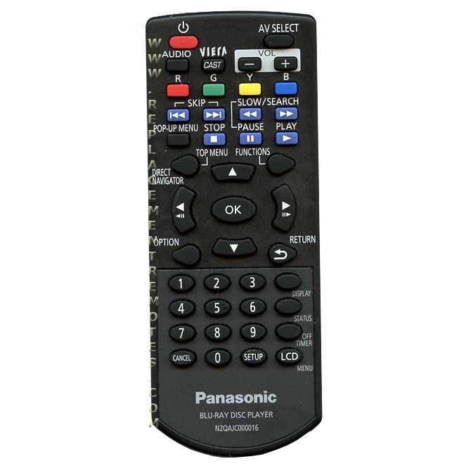 Panasonic N2QAJC000016 Blu-ray-Fernbedienung