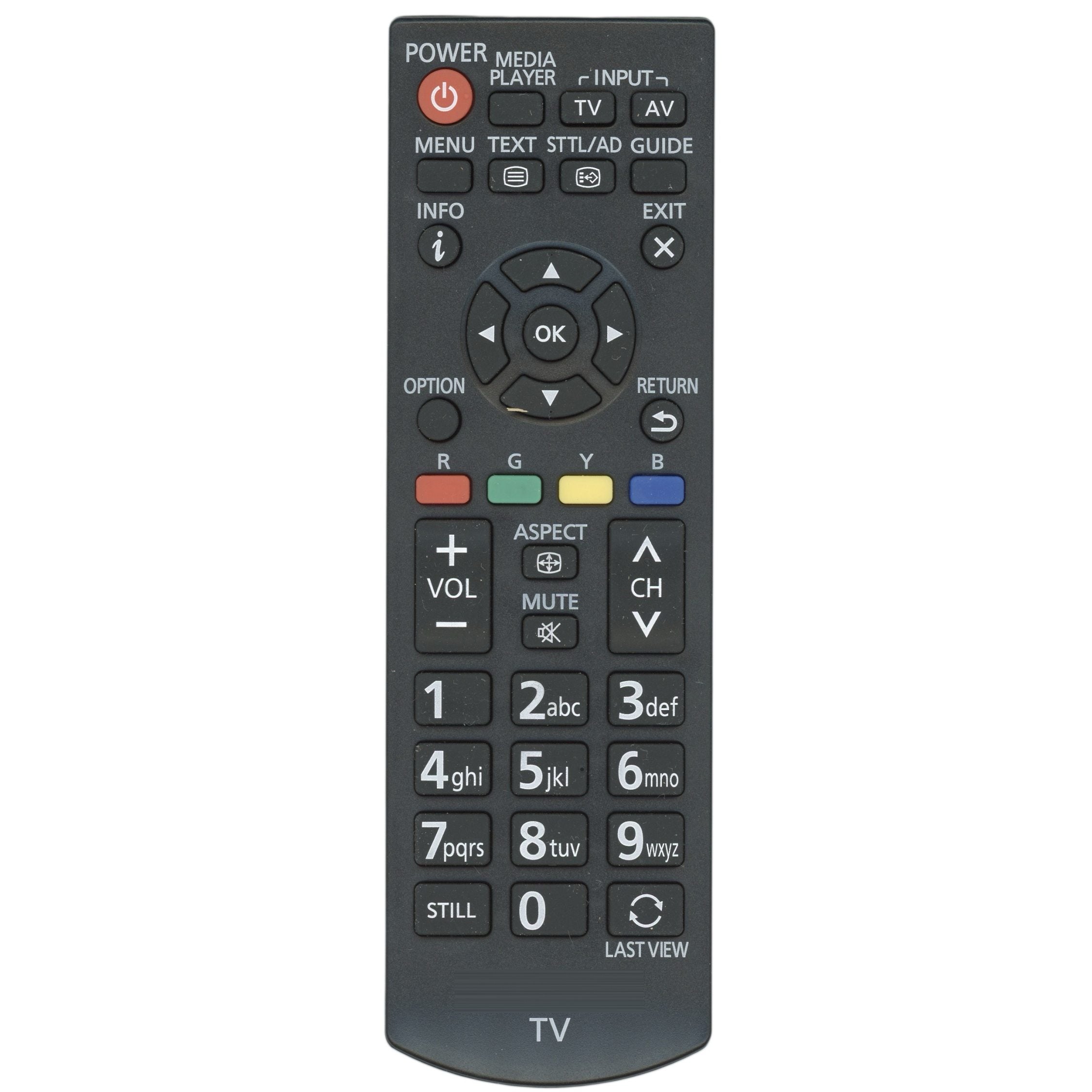 Panasonic N2QAYB000818 TV Remote Control
