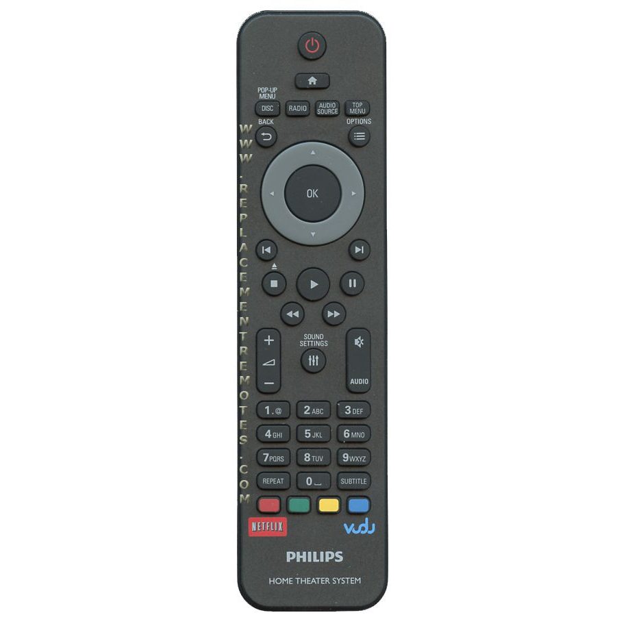 Philips 996510053581 Blu-ray Home Theater Remote Control