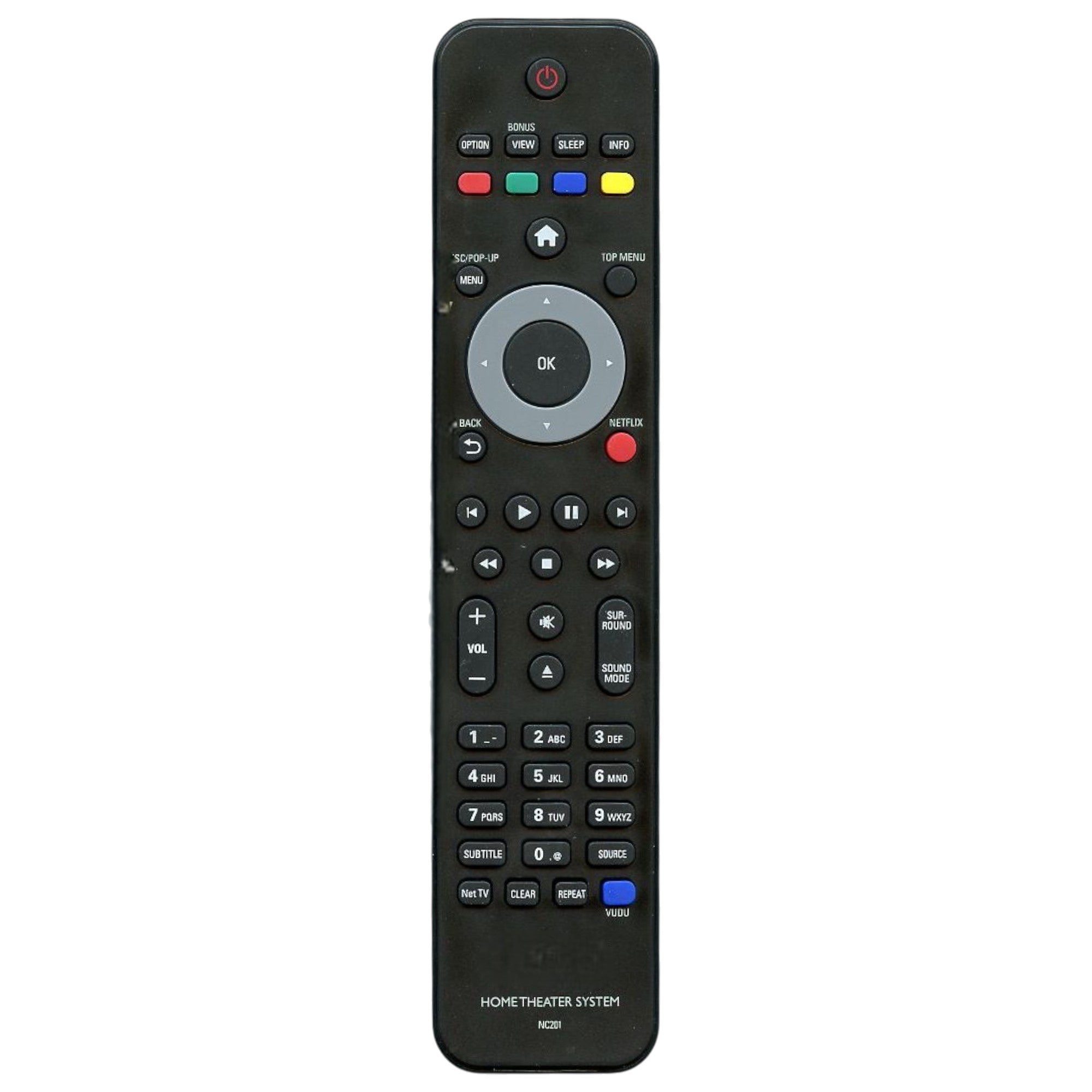 Philips NC201UD Home Theater Remote Control