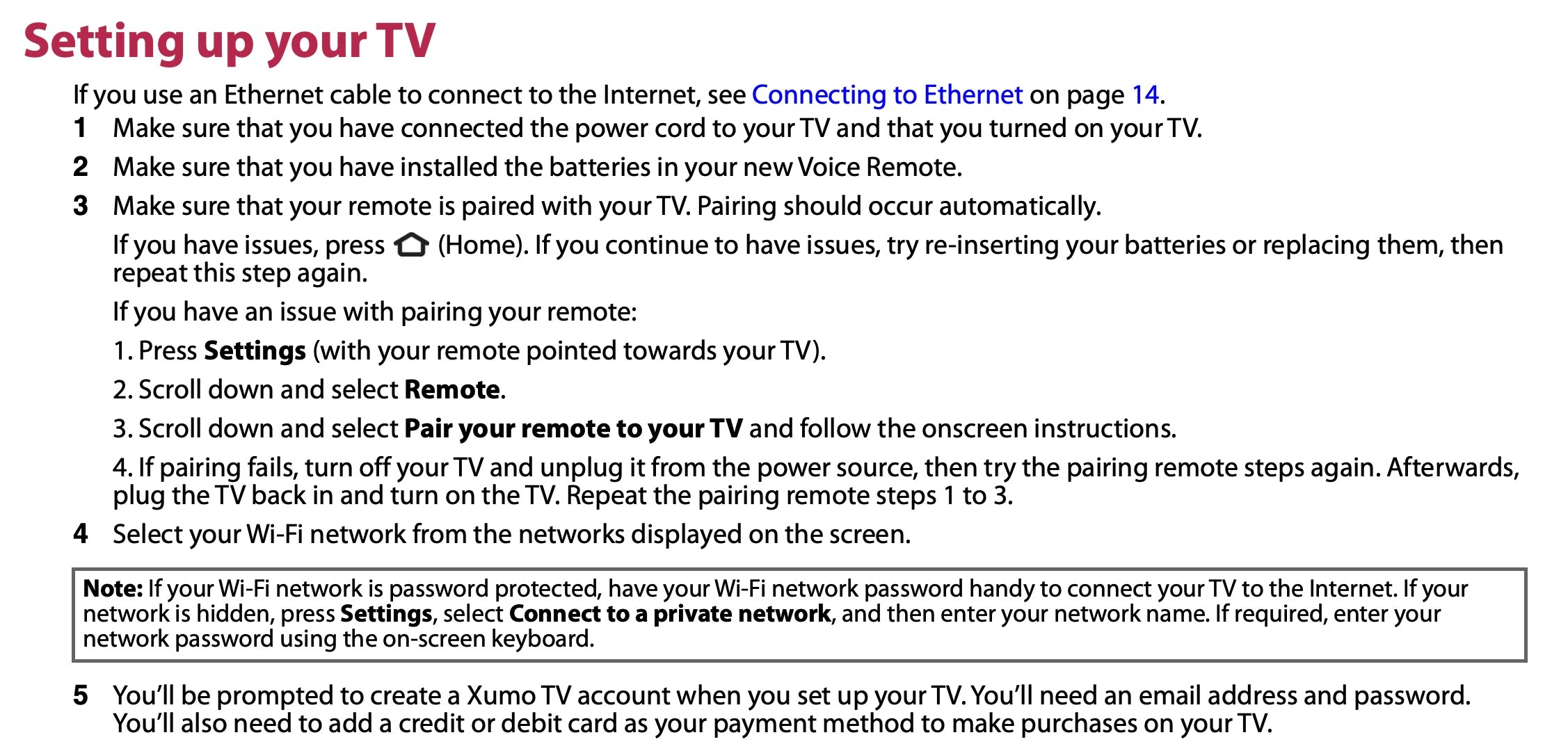 Pioneer XClass Xumo CP-RC1NA-23 TV Remote Control with VOICE - 764F0000100