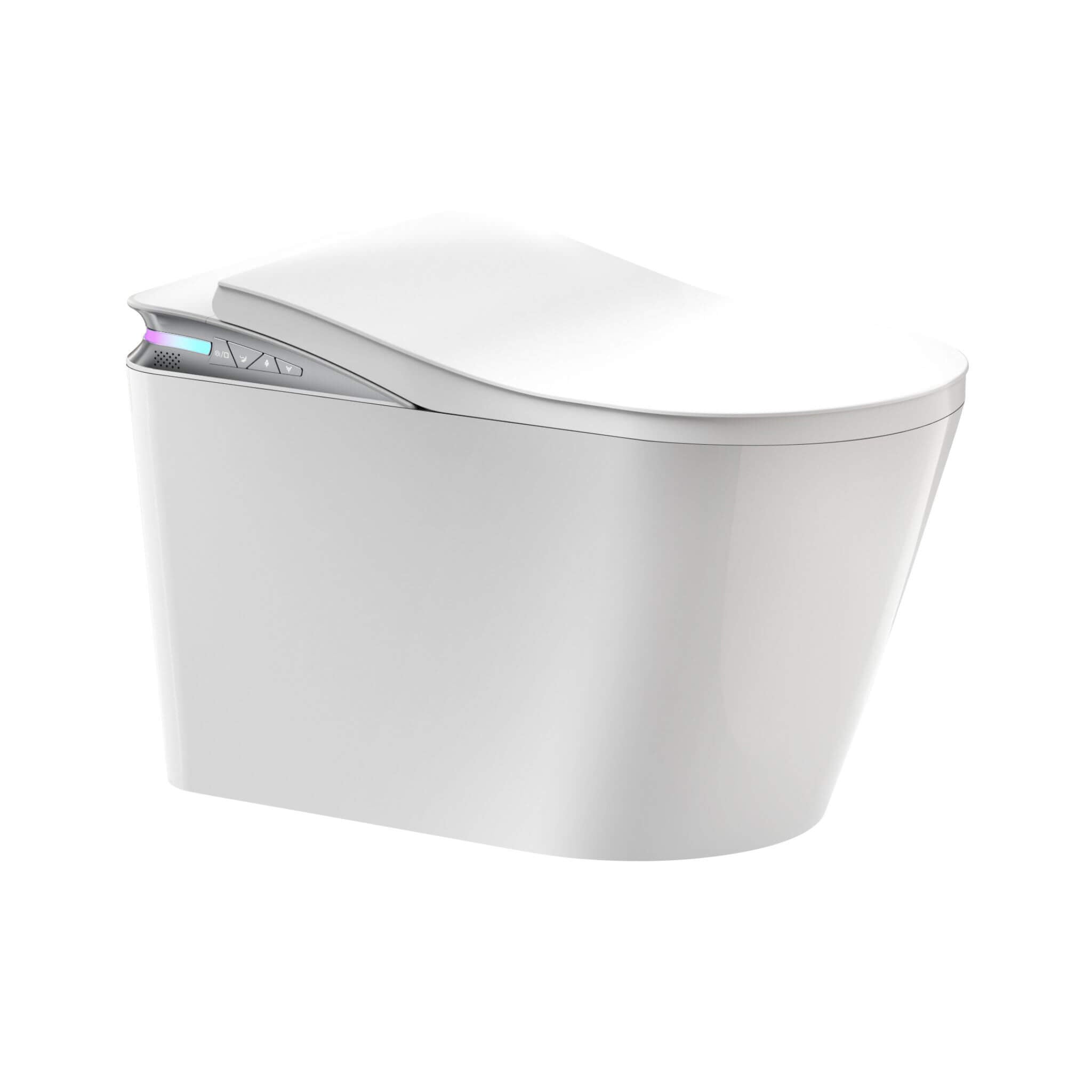 Nuvia Premium Smart Auto Flush Toilet With Foot Sensor, Remote, Heated Seat And Night Light (SAK56378)