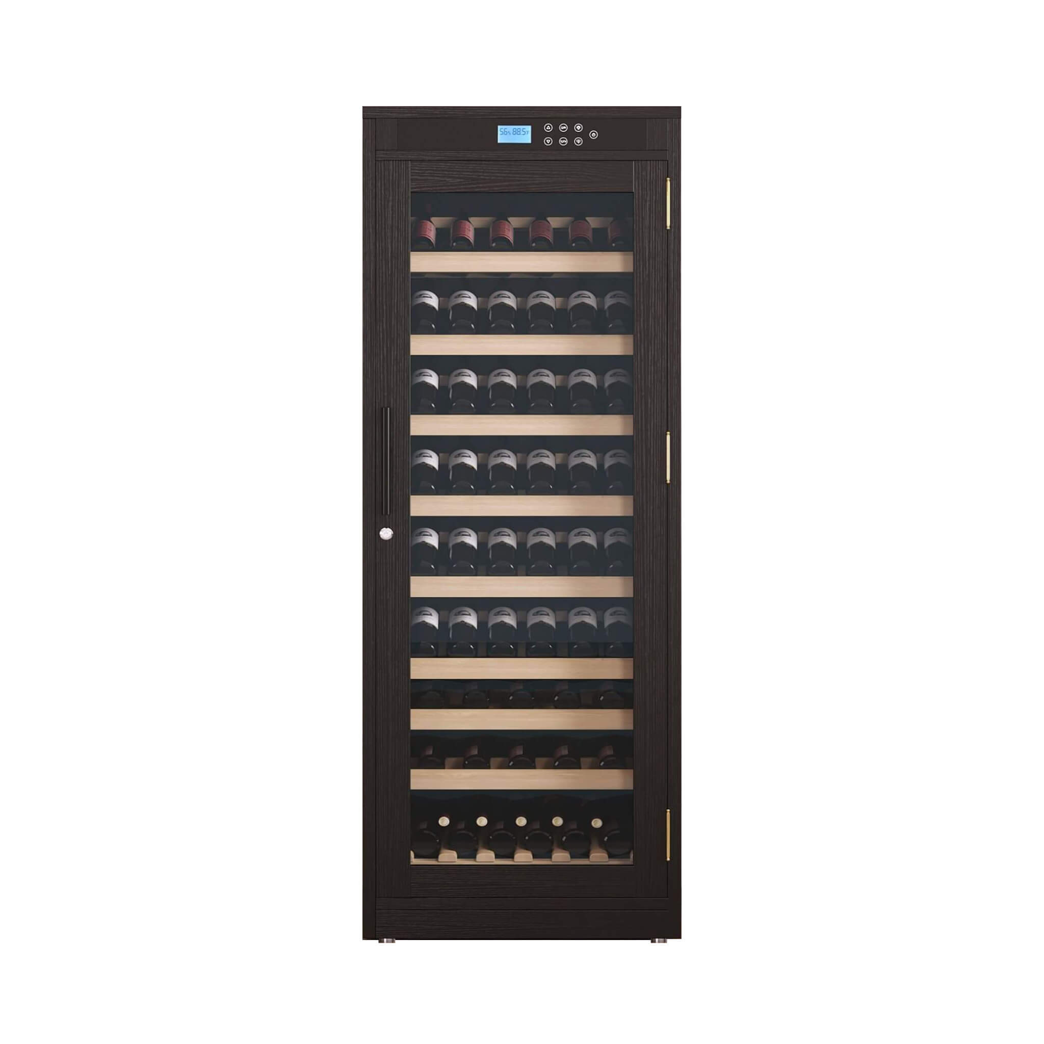 Nuvia 102-Bottle Smart Temperature-Controlled Multi-Tier Wine Cabinet For Home And Bar (SAK46361)