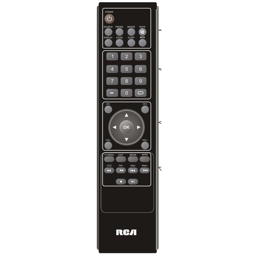RCA RLC4009REM TV-Fernbedienung