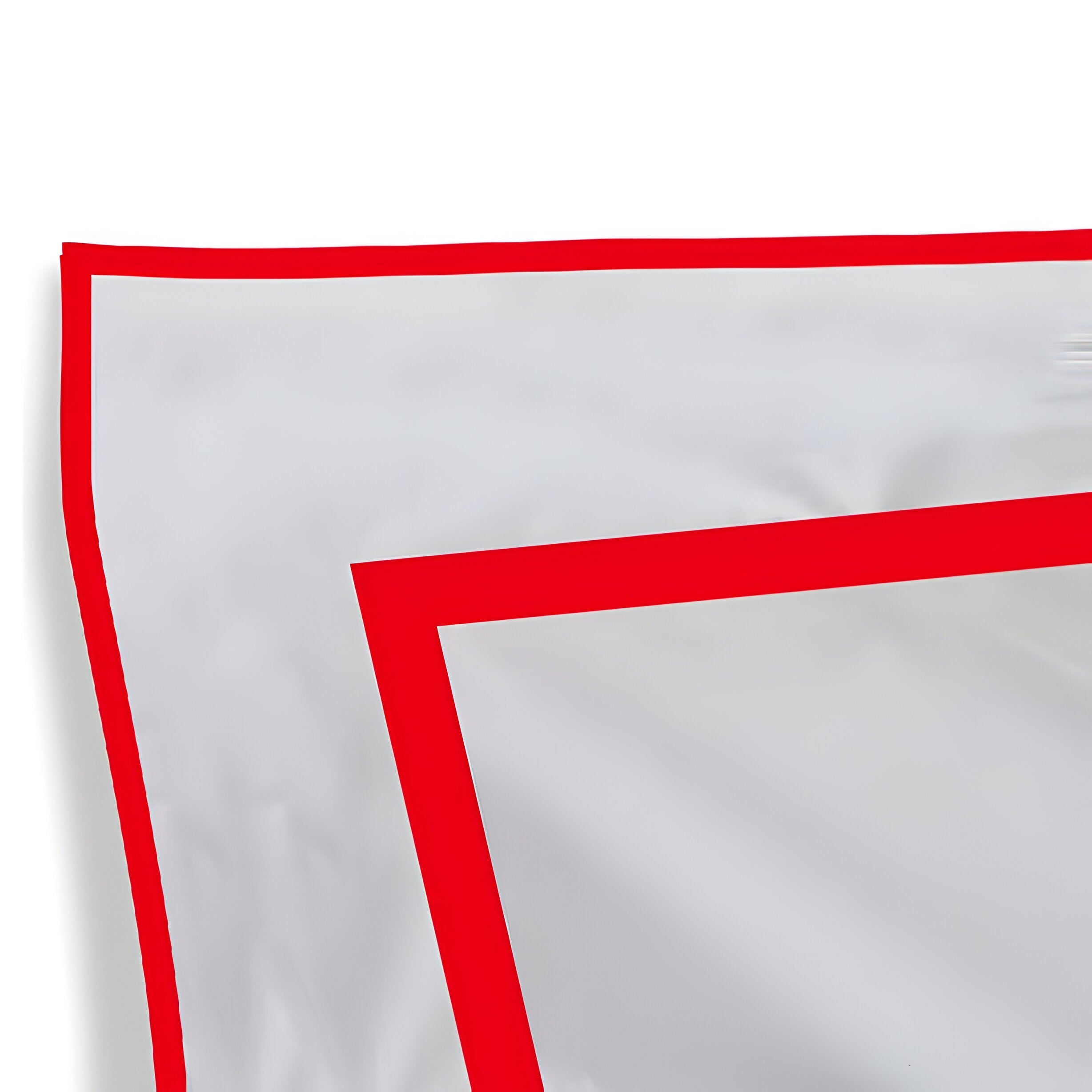 400TC Embroidery & Border Cotton Sateen Solid Duvet Cover Set