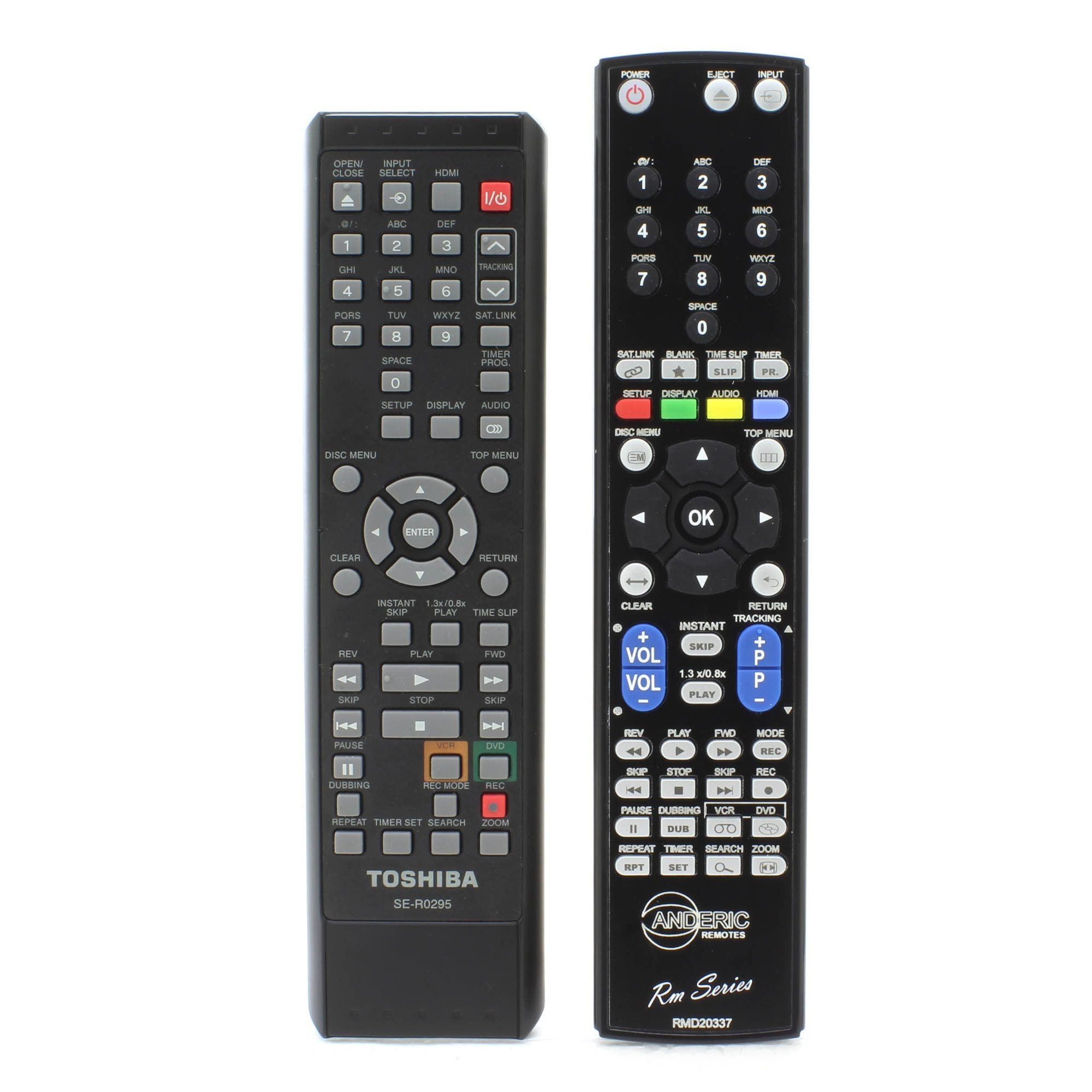 Anderic RMD20337 Replacement DVDR Remote Control for Toshiba SER0295