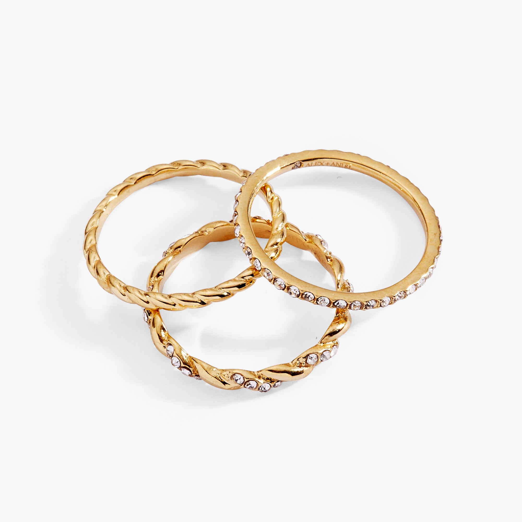 Seil-Stapelring-Set, 3-teilig