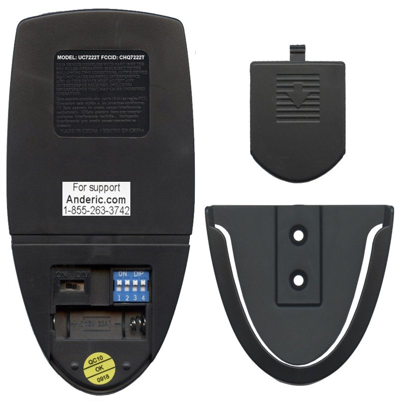 Anderic RR7222T Replacement Ceiling Fan Remote Control for Home Decorators Collection and Others | UC7222T, CHQ7222T