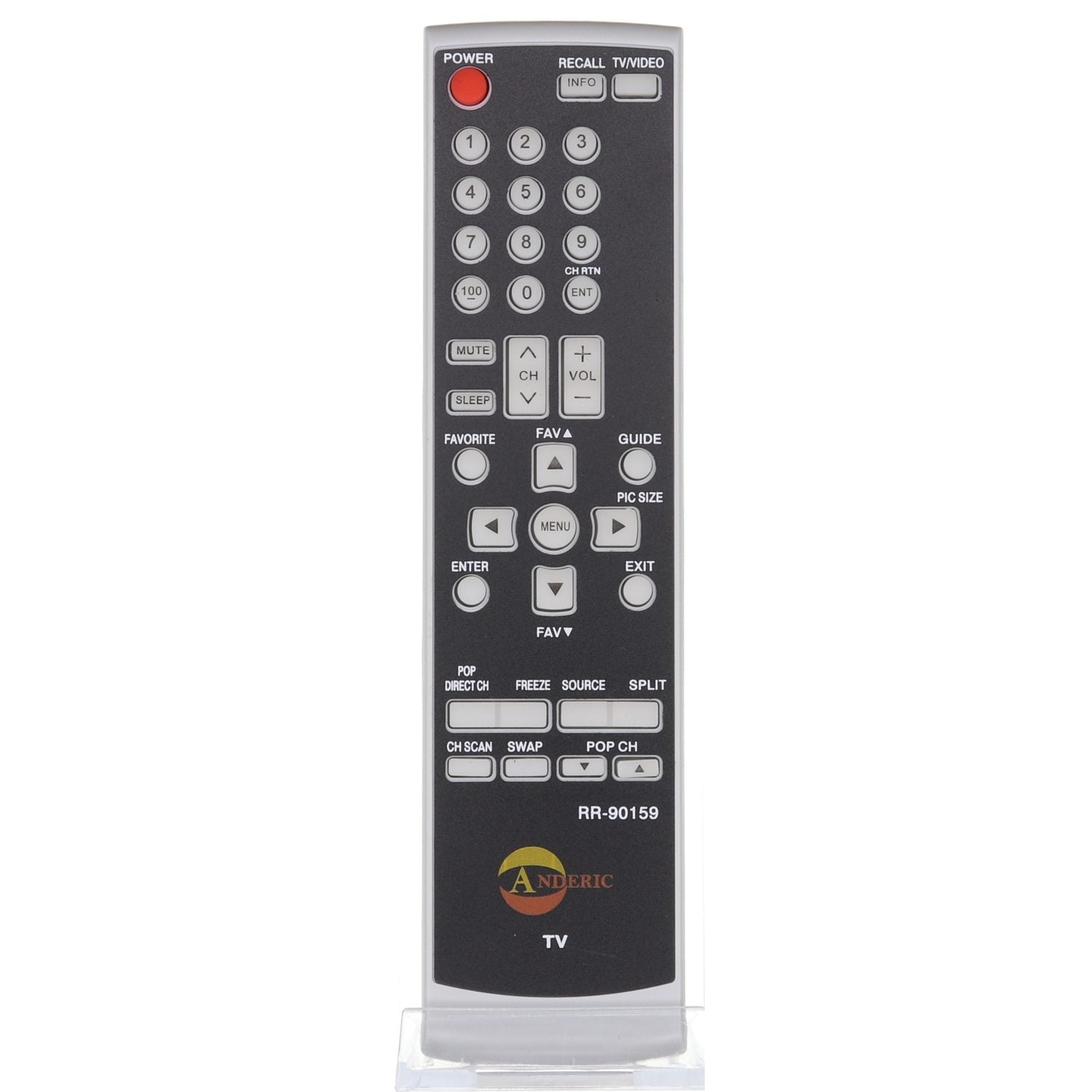 Anderic CT90159 Replacement TV Remote Control for TOSHIBA