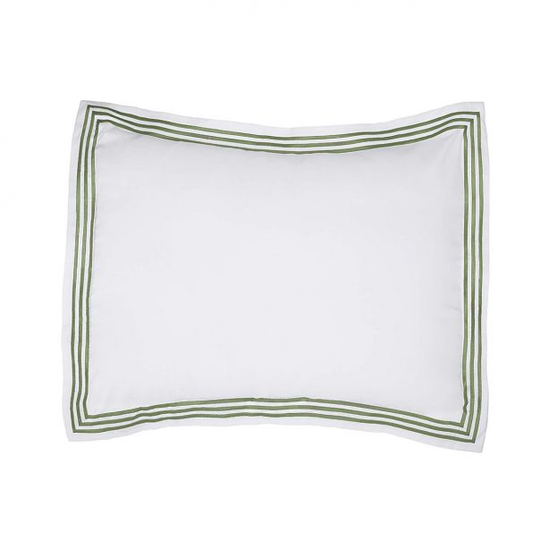 400TC Cotton Triple Embroidery Sateen Solid Round Duvet Cover Set