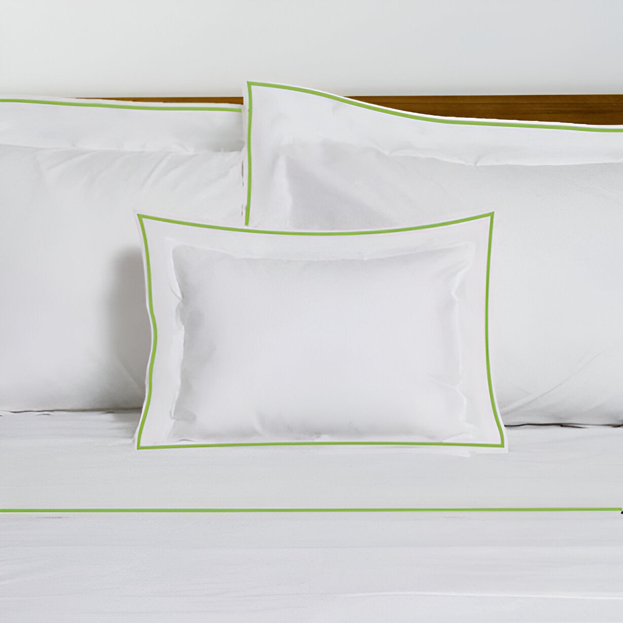 400TC Embroidery Cotton Sateen Solid Duvet Cover Set