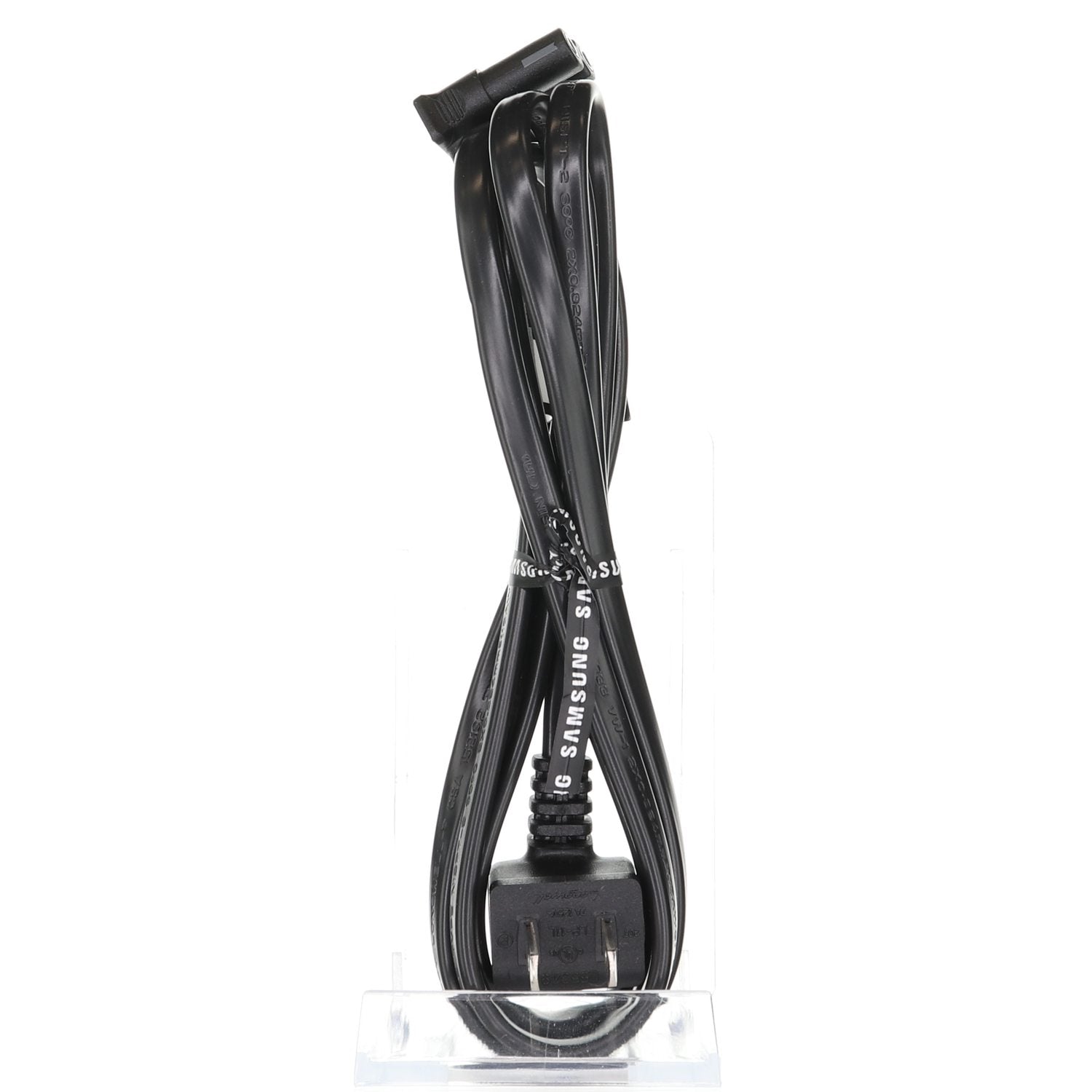 Samsung 3903-000863 AC Power Cable | 5 Ft Figure-8 C7 Non-Polarized Power Cord with Elbow 2-Prong Plug - 3903000863