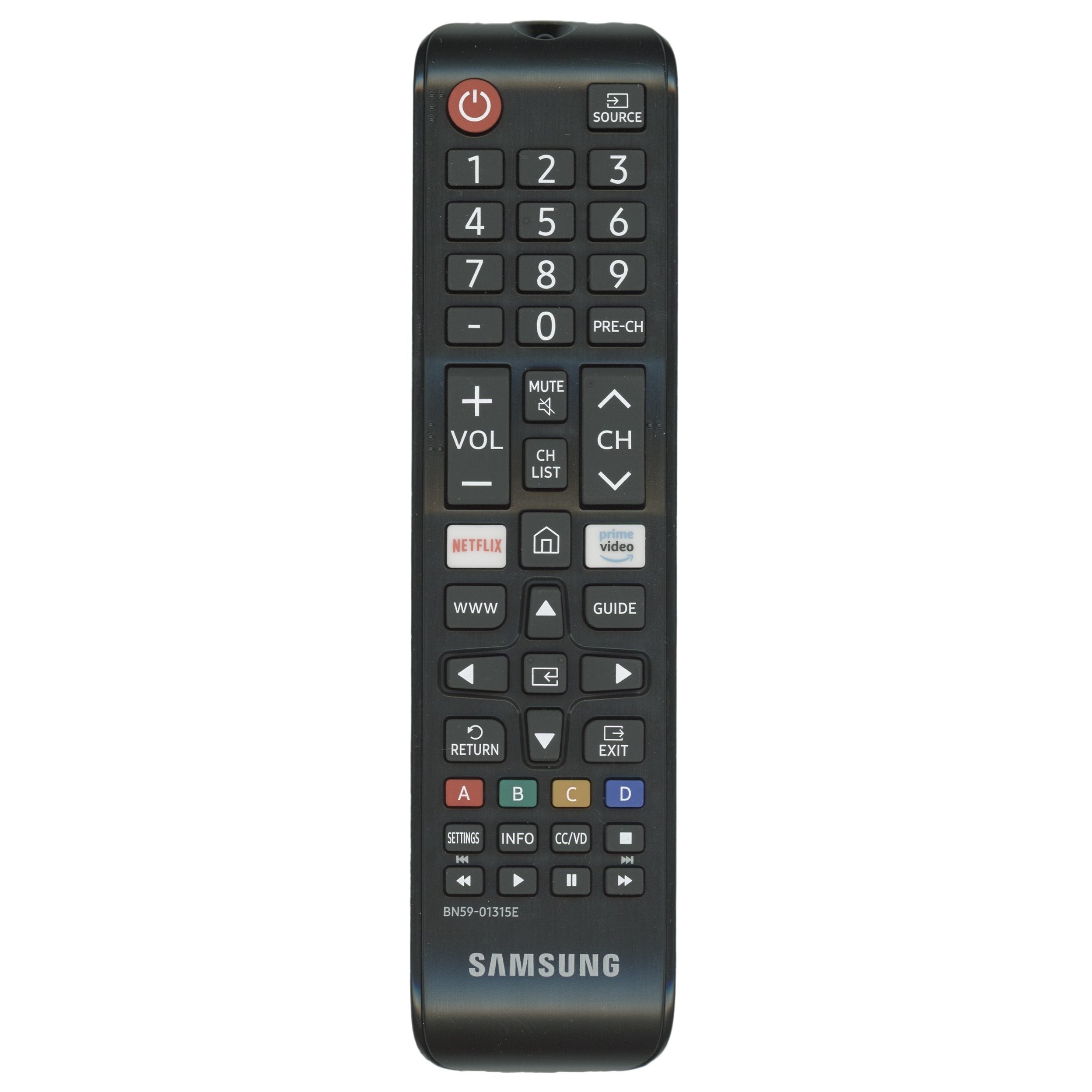 Samsung BN59-01315E Smart TV Remote Control | IR | NETFLIX | Prime Video | 2019 - BN5901315E