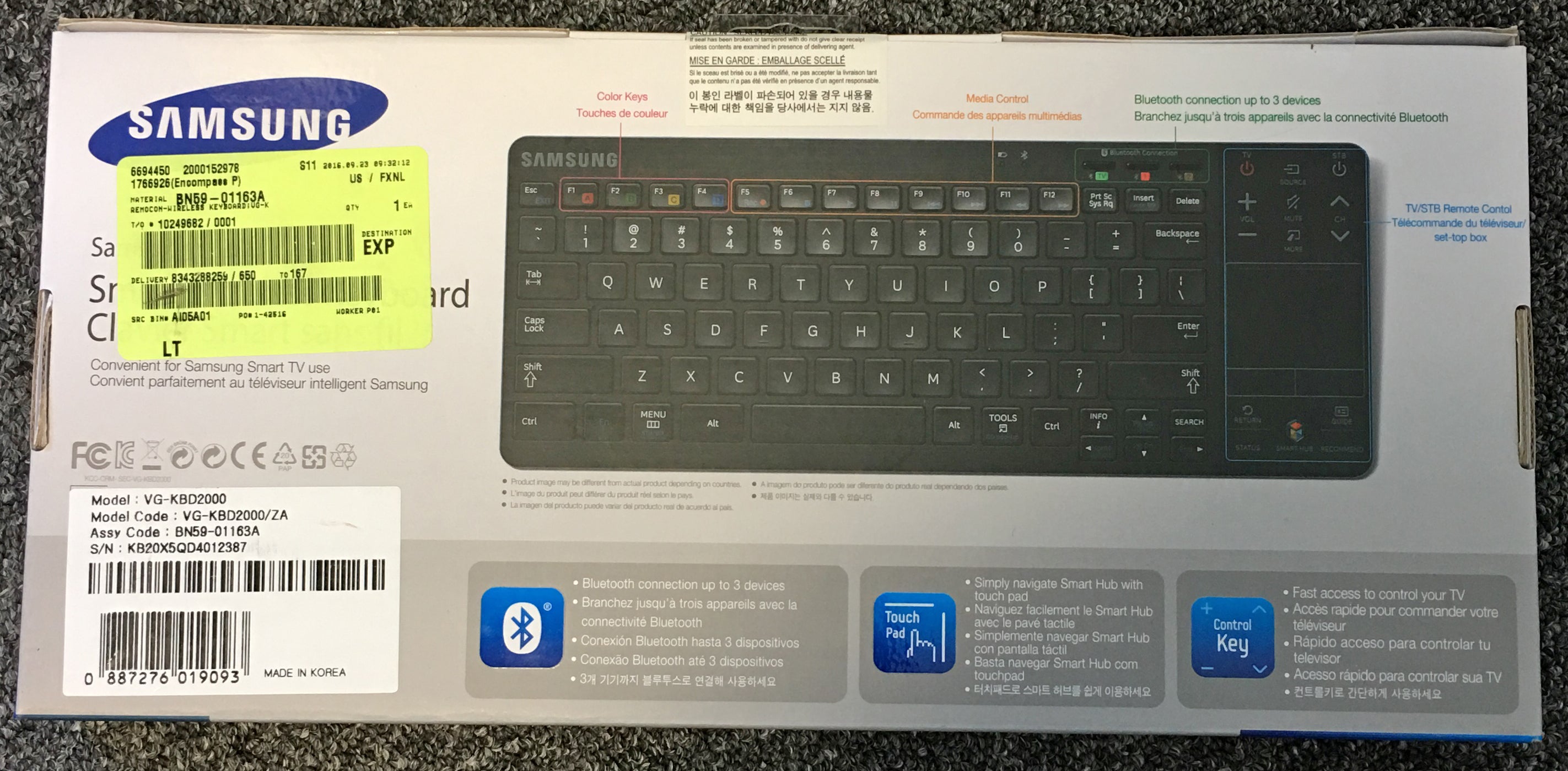 Samsung VGKBD2000 Smart Keyboard TV-Fernbedienung