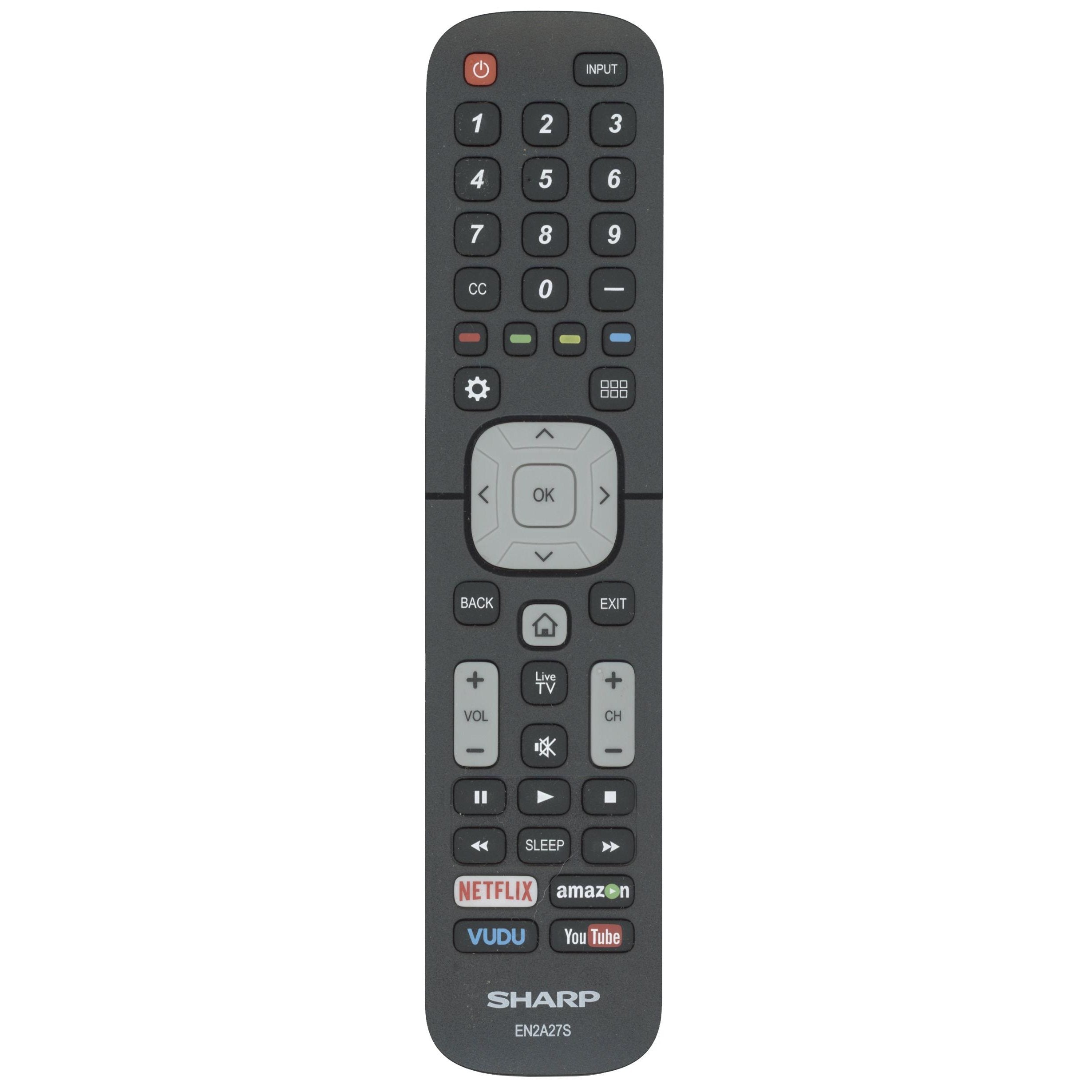 Sharp EN2A27S Hisense Smart TV Fernbedienung | Netflix, Amazon, Vudu, YouTube - EN2A27S