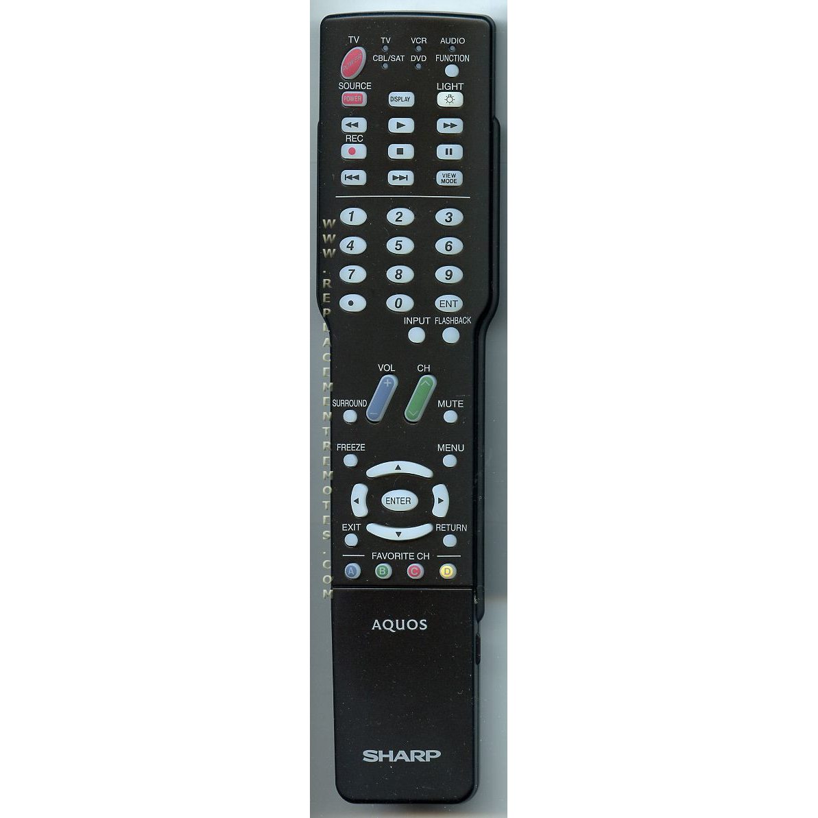 Sharp GA484WJSB TV-Fernbedienung