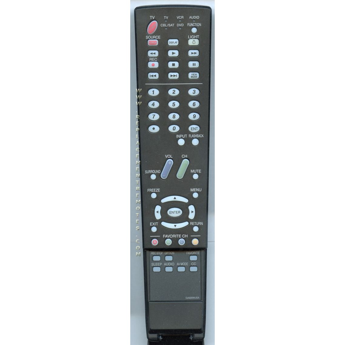 Sharp GA600WJSA TV-Fernbedienung
