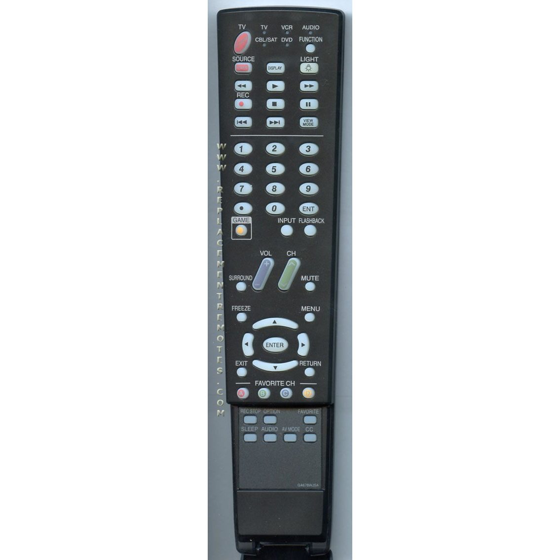 Sharp GA678WJSA TV-Fernbedienung