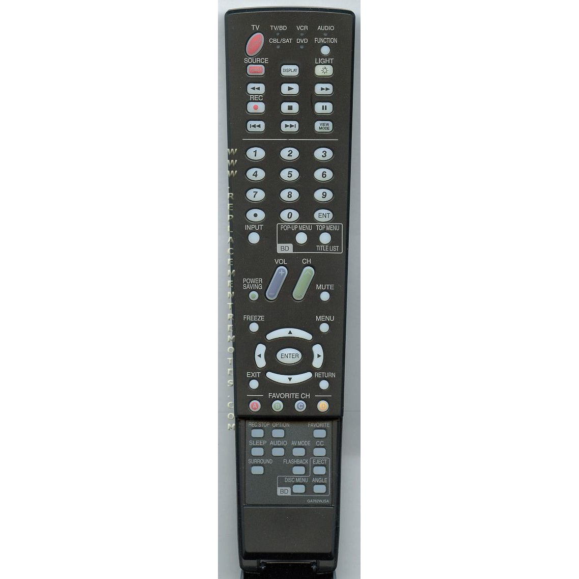 Sharp GA762WJSA TV-Fernbedienung