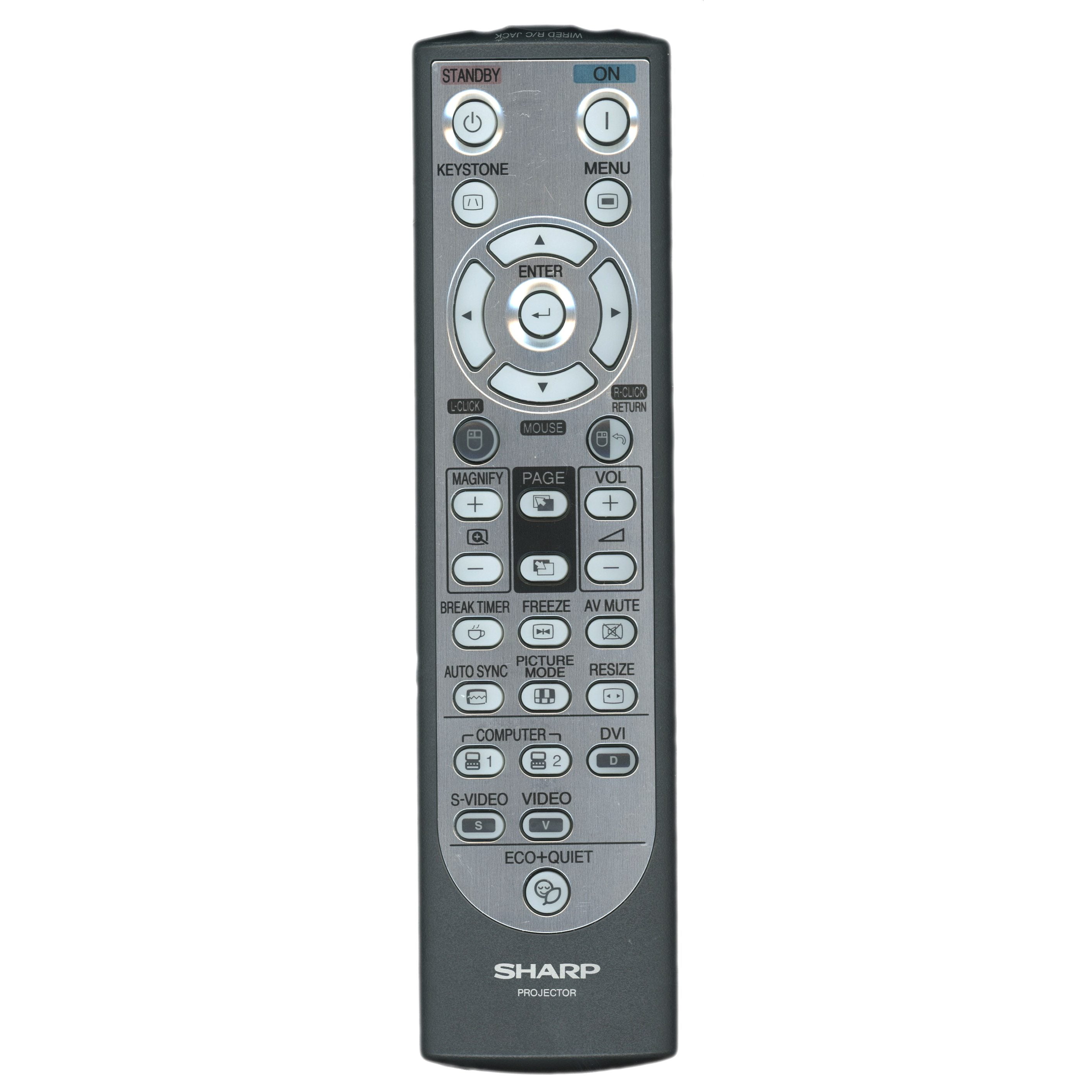 Sharp RRMCGA623WJSA Beamer-Fernbedienung