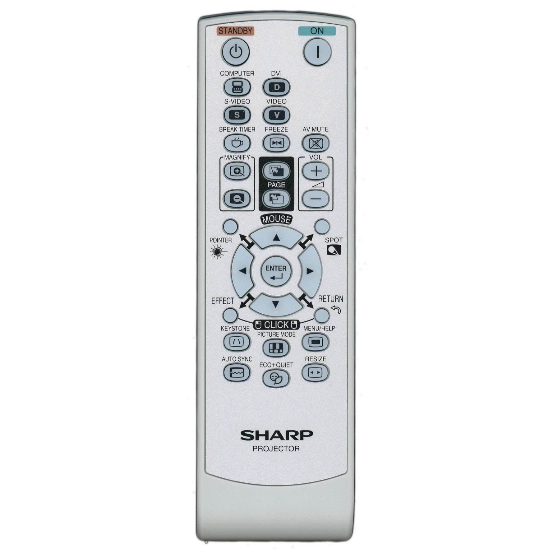 Sharp RRMCGA662WJSA Projektor-Fernbedienung